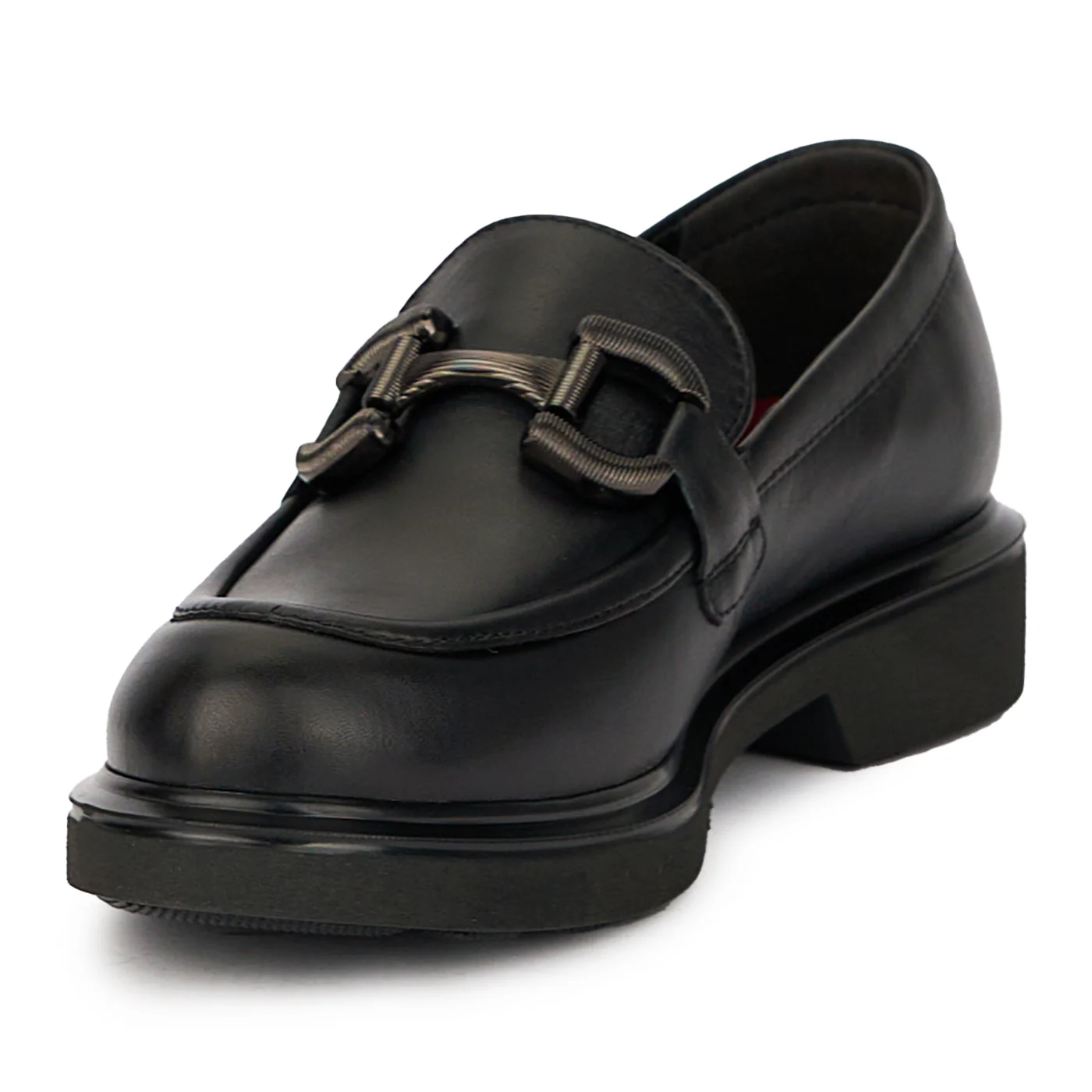 Pantofi dama din piele naturala neagra 15695 - Image 3