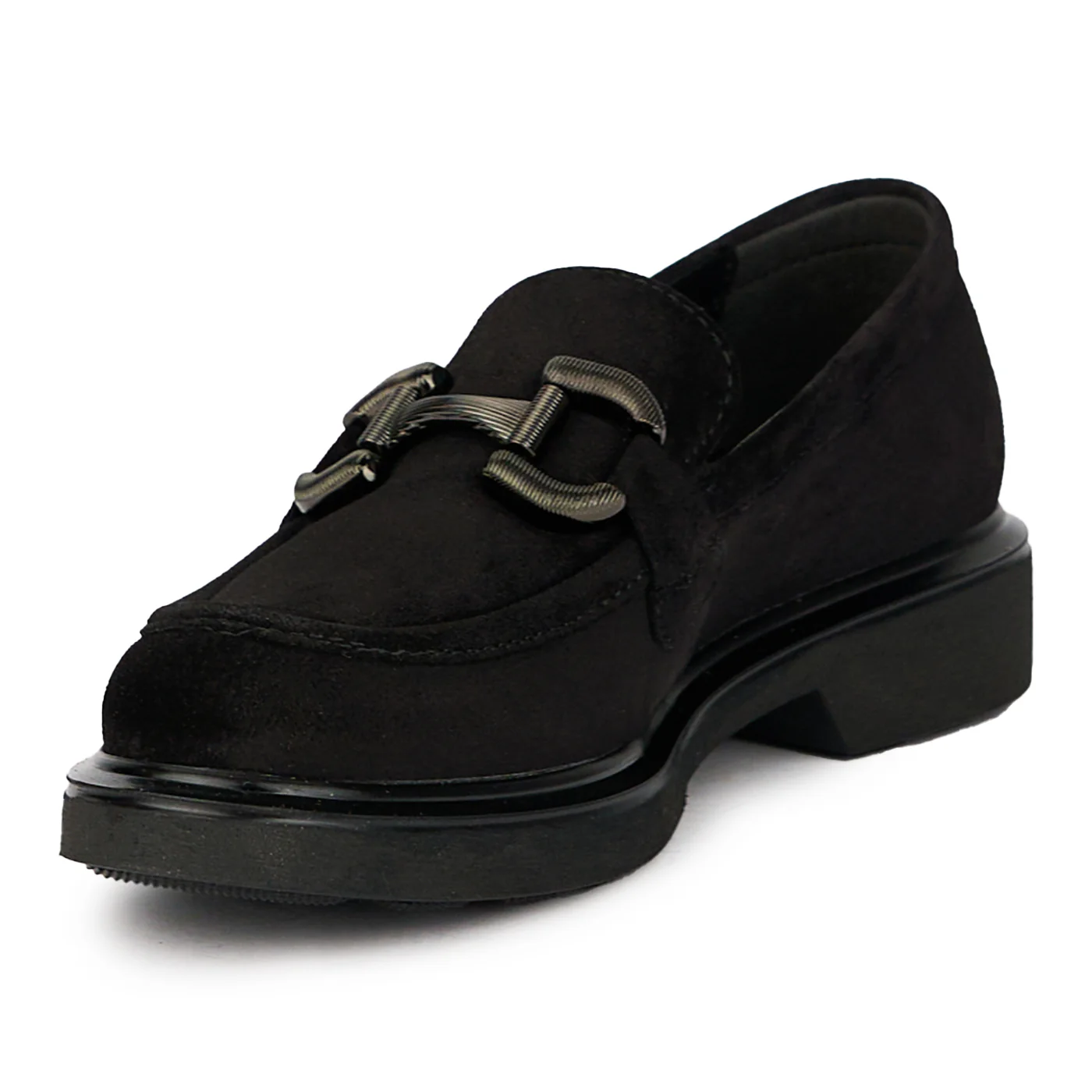 Pantofi dama din piele naturala neagra 15696 - Image 3