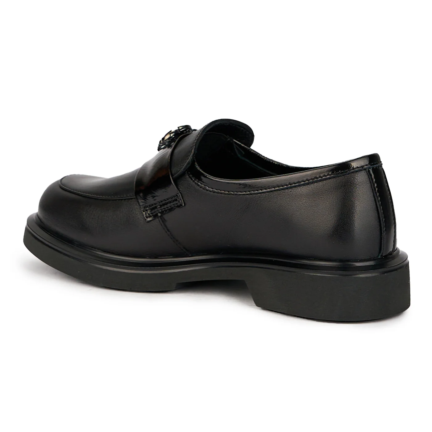 Pantofi dama din piele naturala neagra 15697 - Image 2