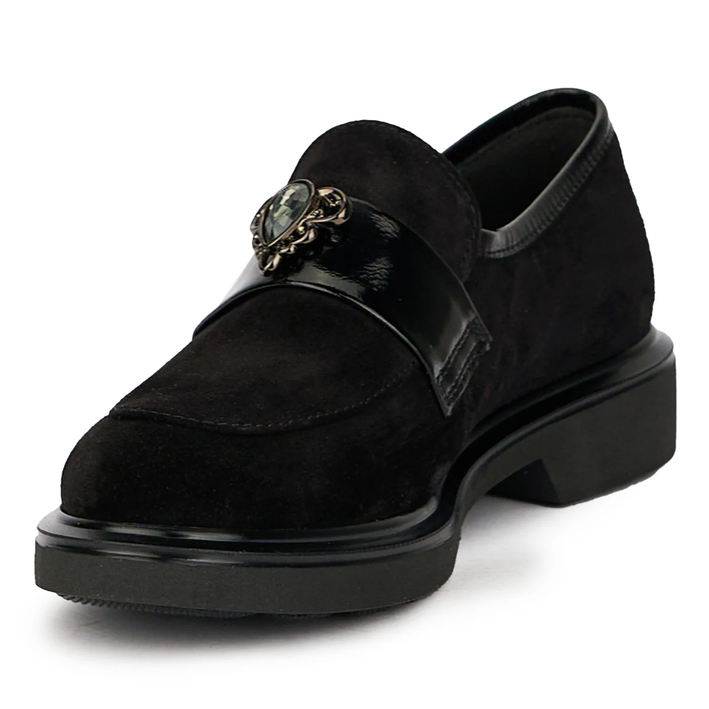 Pantofi dama din piele naturala neagra 15699 - Image 3
