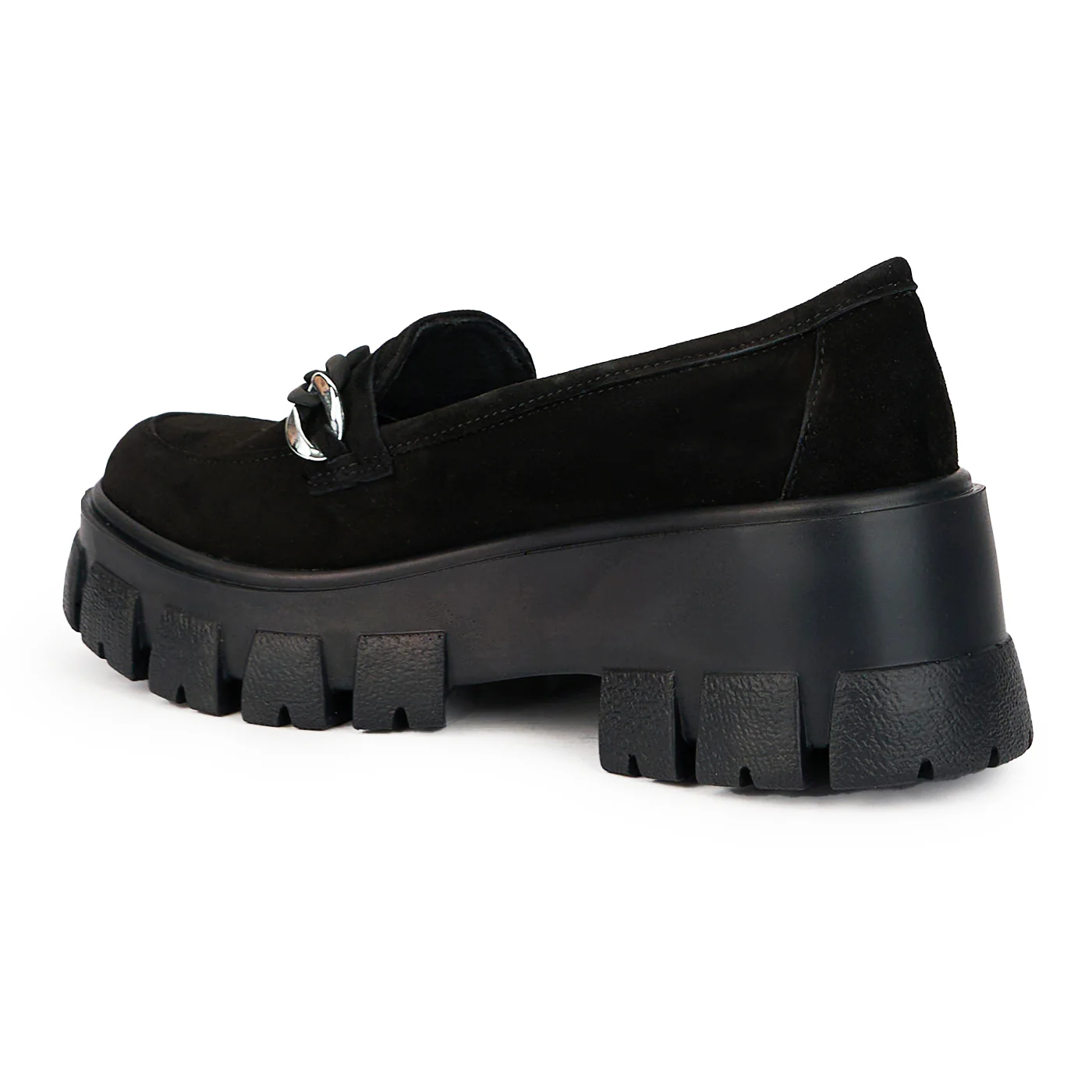 Pantofi dama din piele naturala neagra 15873 - Image 2