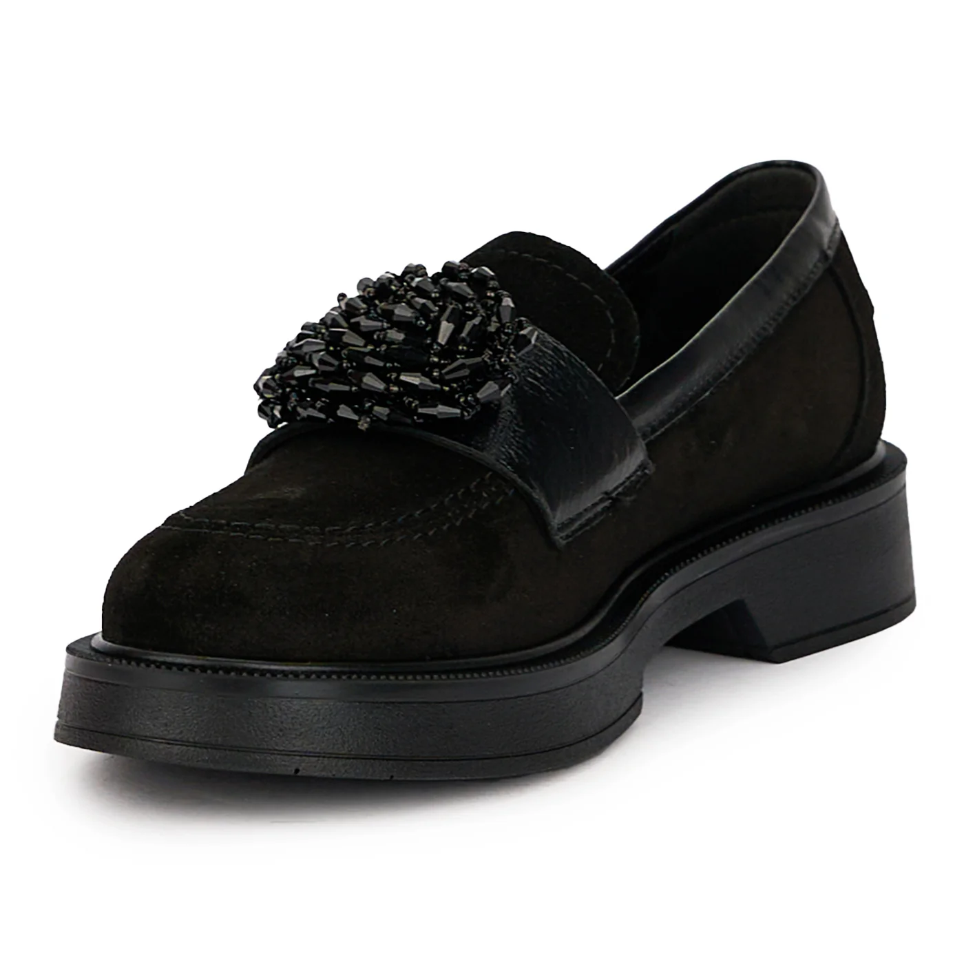 Pantofi dama din piele naturala neagra 15882 - Image 3