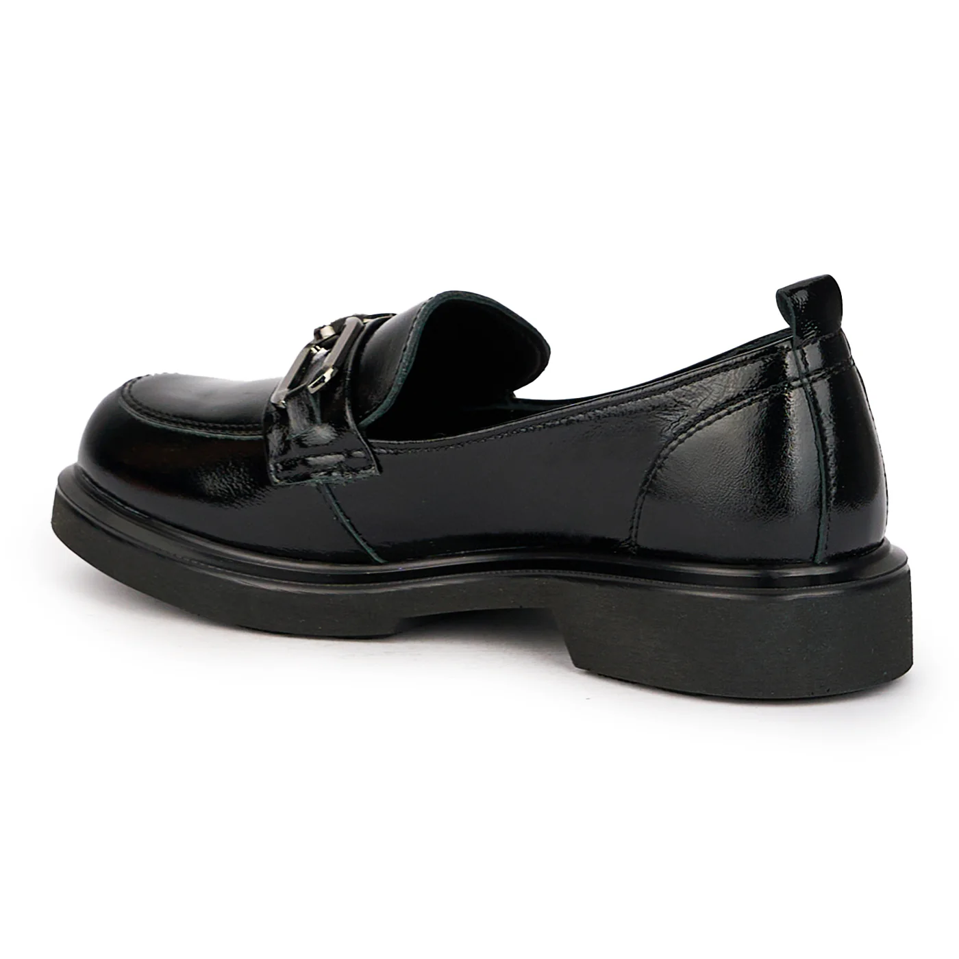 Pantofi dama din piele naturala neagra 15949 - Image 2