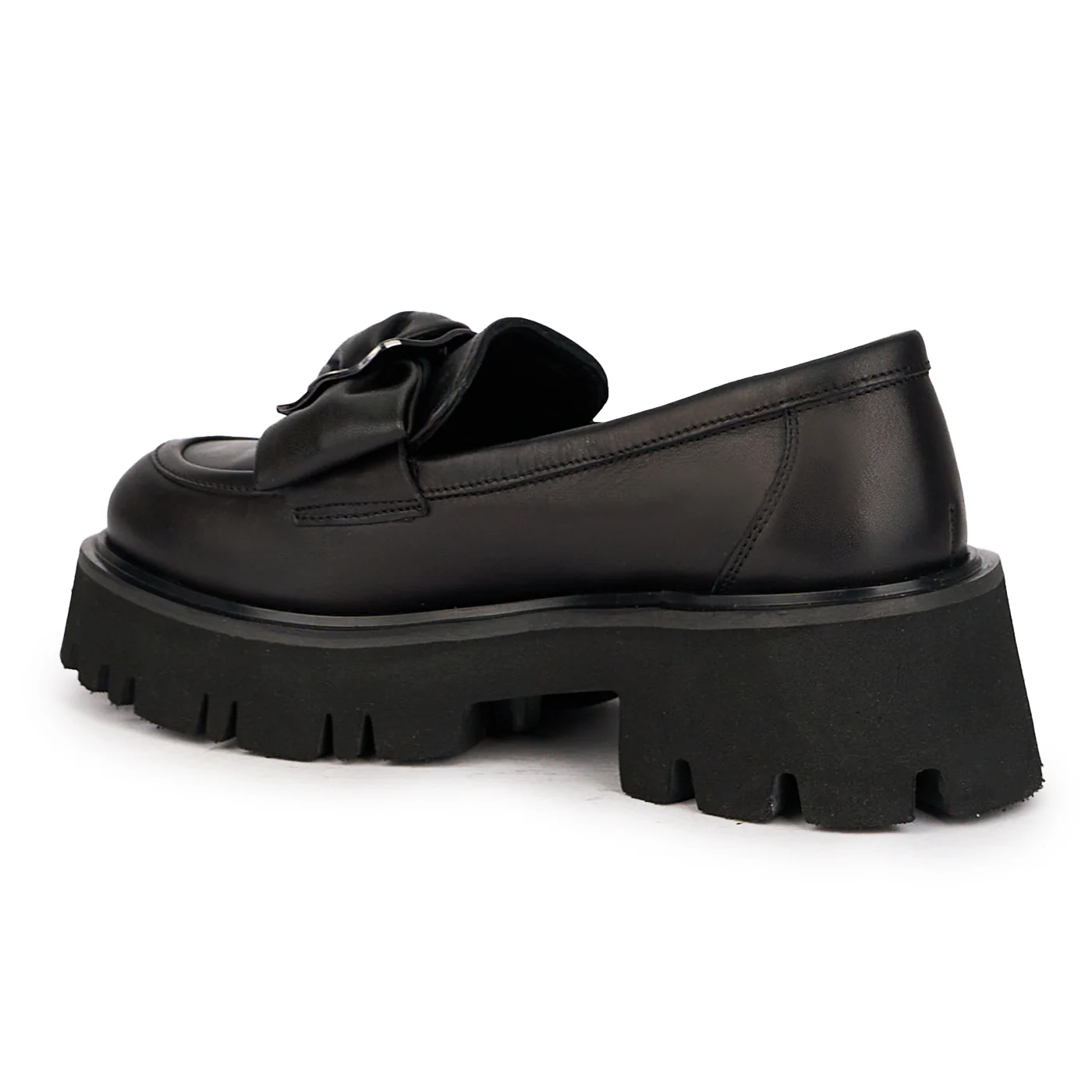 Pantofi dama din piele naturala neagra 15951 - Image 2