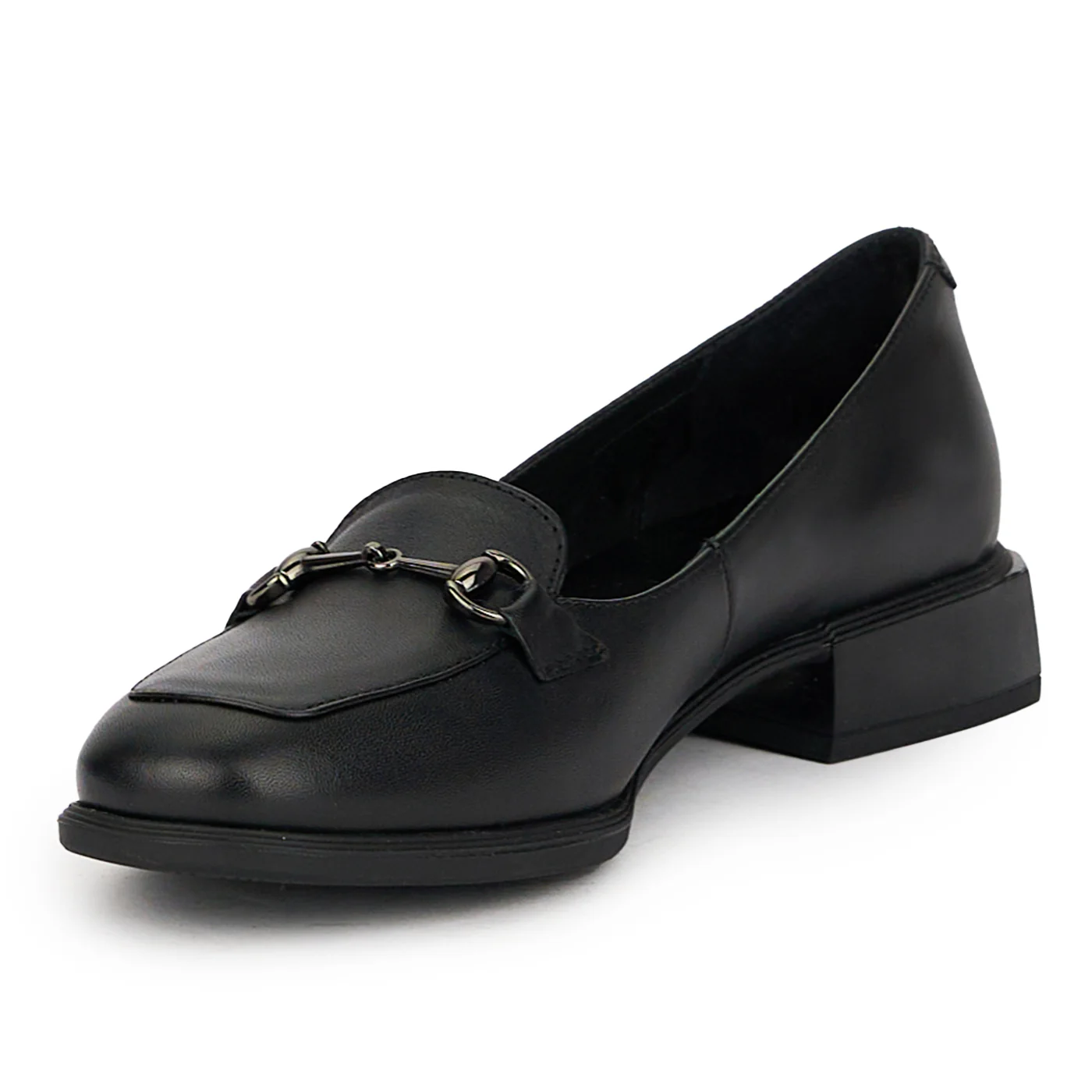 Pantofi dama din piele naturala neagra 16008 - Image 3