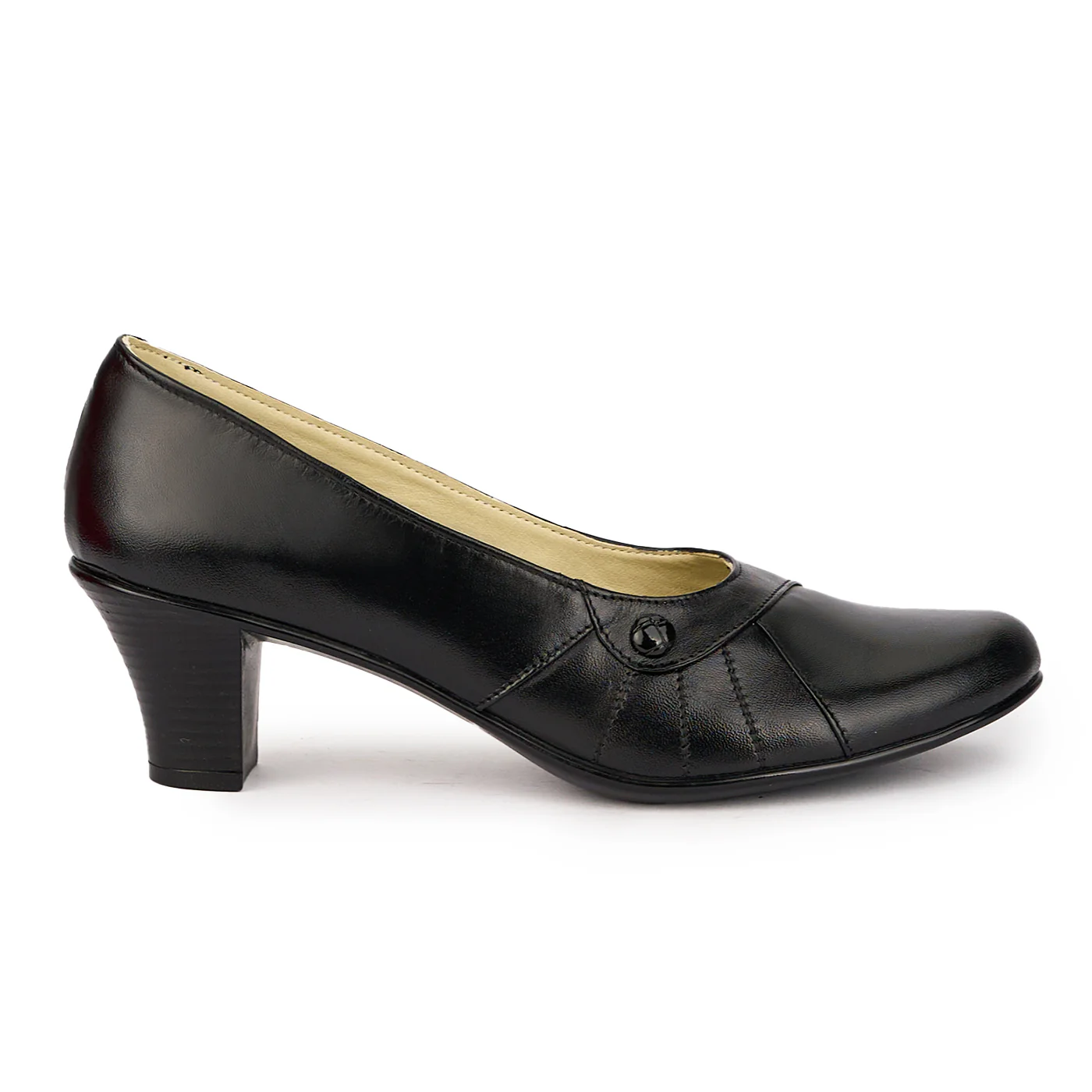Pantofi dama din piele naturala neagra 16177
