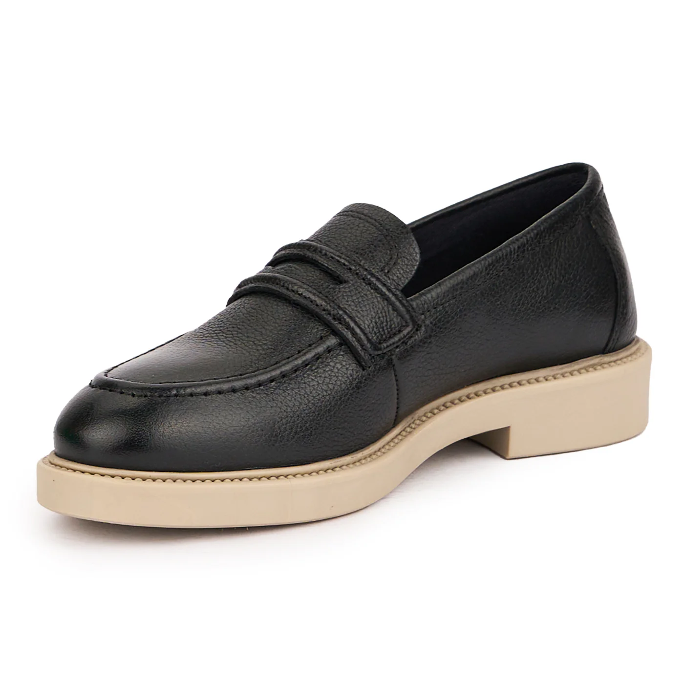 Pantofi dama din piele naturala neagra 16395 - Image 3