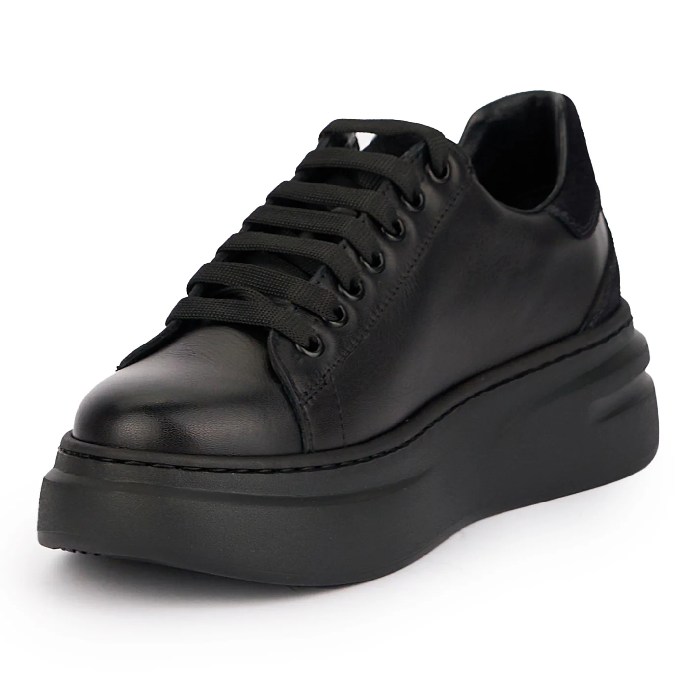 Pantofi dama din piele naturala neagra 16844 - Image 3