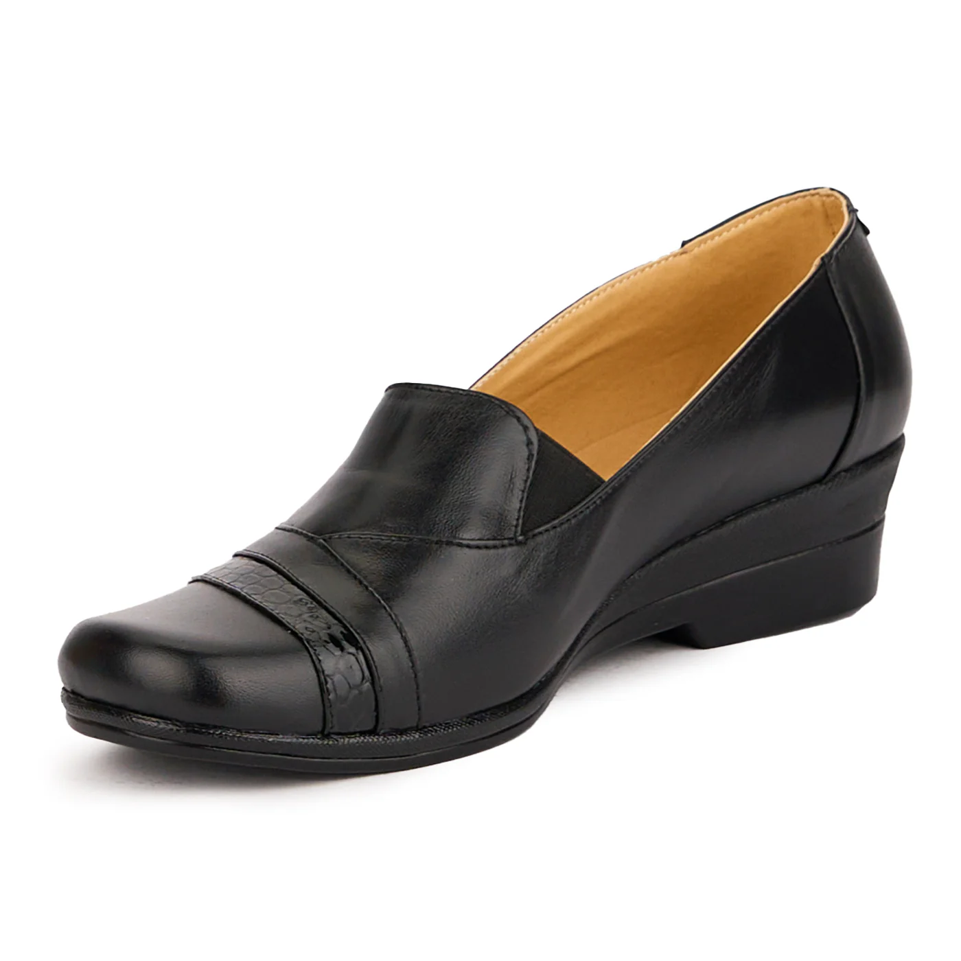 Pantofi dama din piele naturala neagra 16875 - Image 3