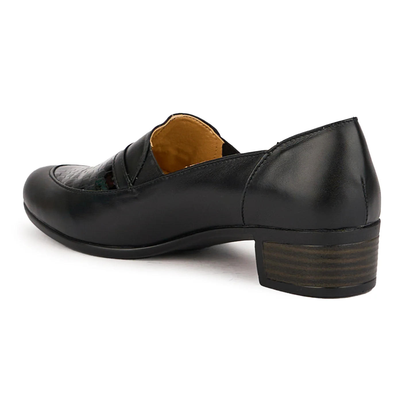 Pantofi dama din piele naturala neagra 16877 - Image 2