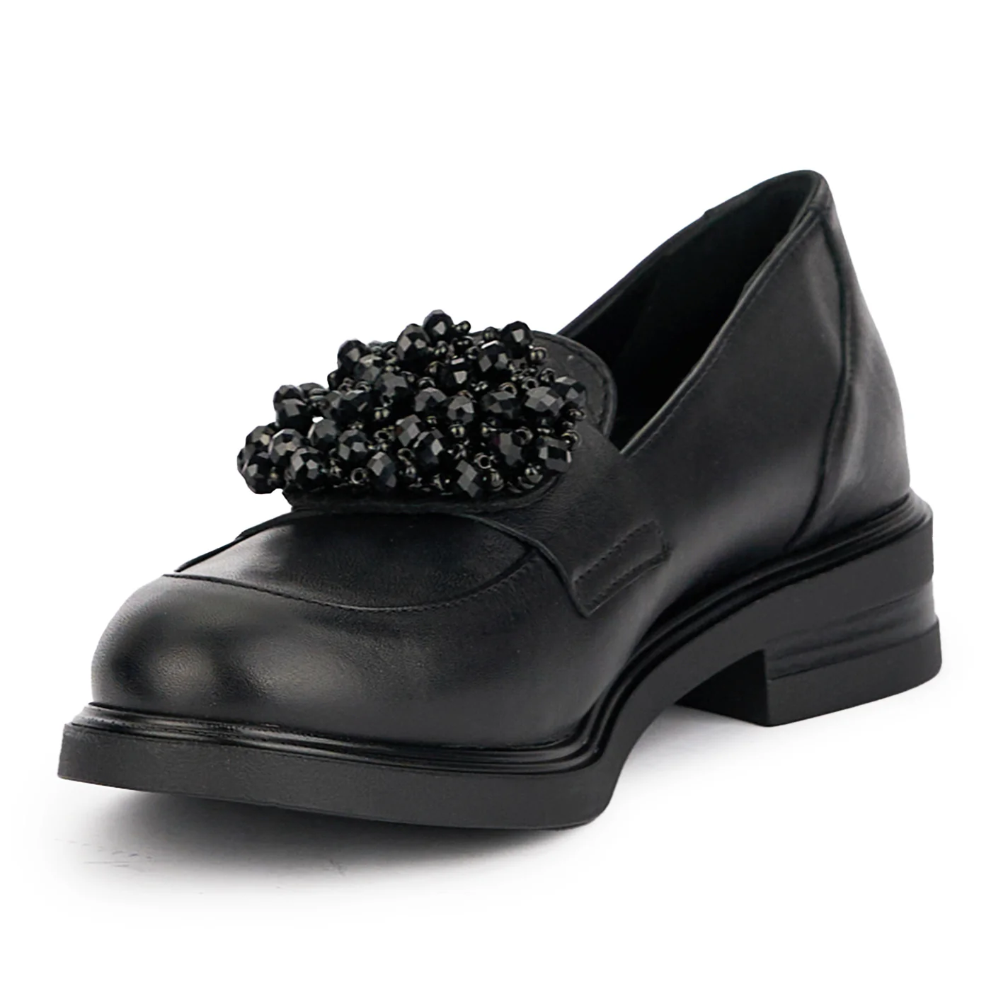 Pantofi dama din piele naturala neagra 16963 - Image 3