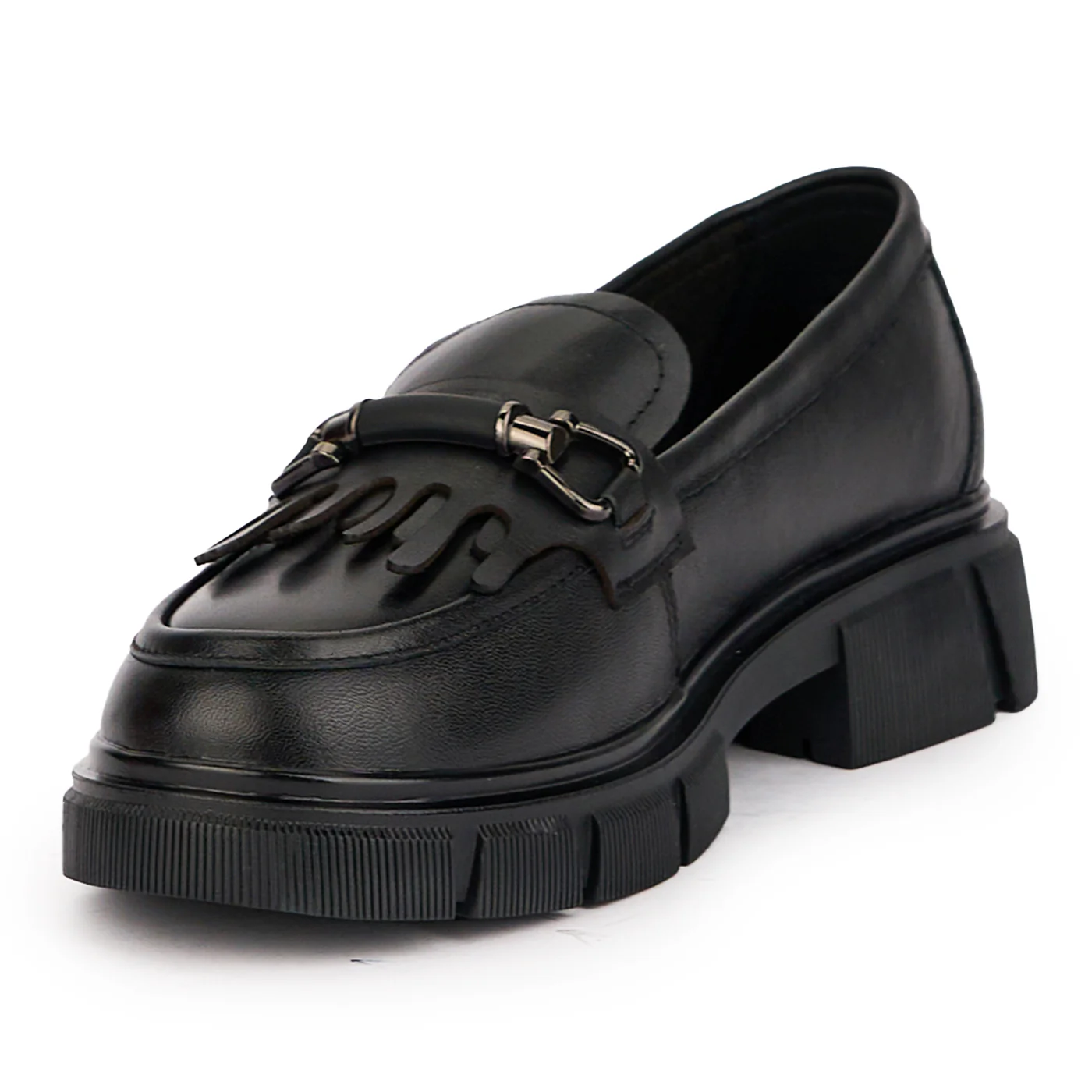 Pantofi dama din piele naturala neagra 16991 - Image 3