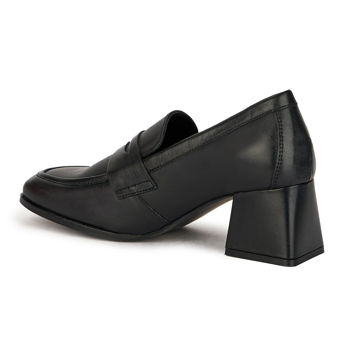 Pantofi dama din piele naturala neagra 17435 - Image 2