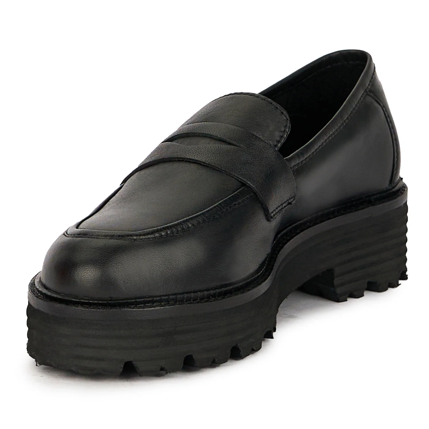 Pantofi dama din piele naturala neagra 17438 - Image 3