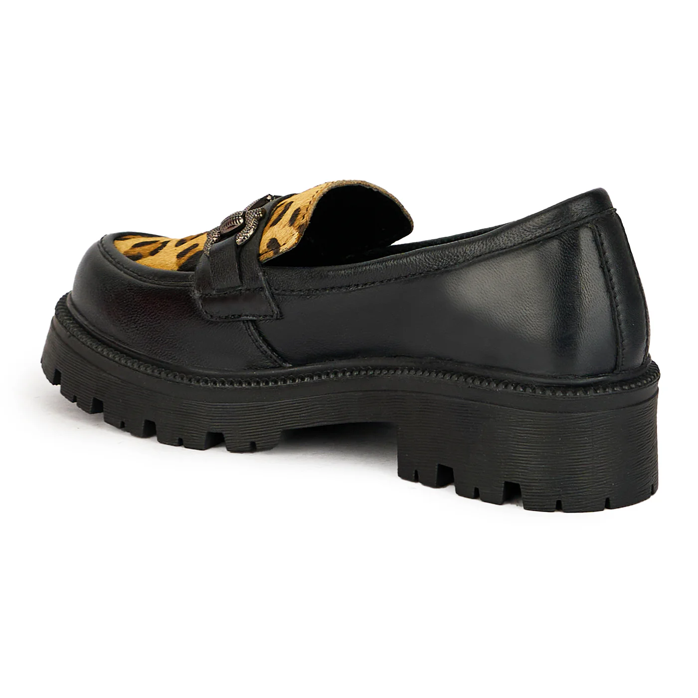 Pantofi dama din piele naturala neagra 17439 - Image 2