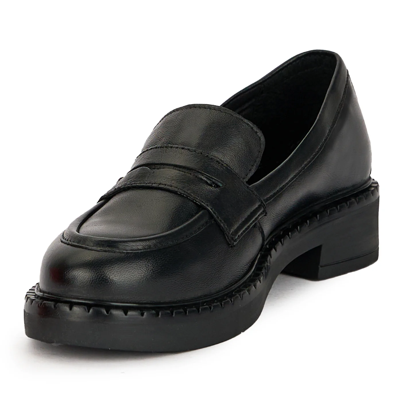 Pantofi dama din piele naturala neagra 17440 - Image 3