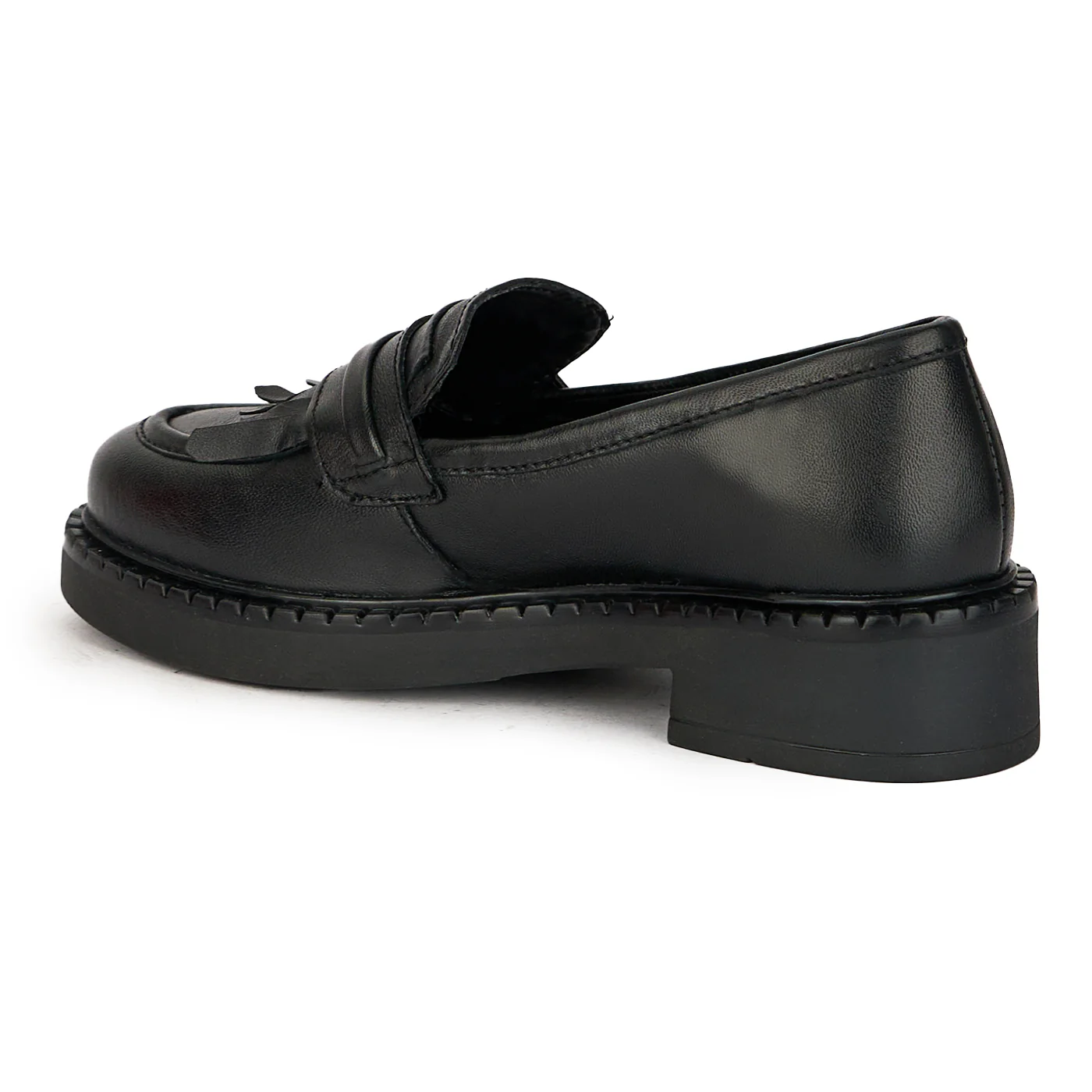 Pantofi dama din piele naturala neagra 17444 - Image 2