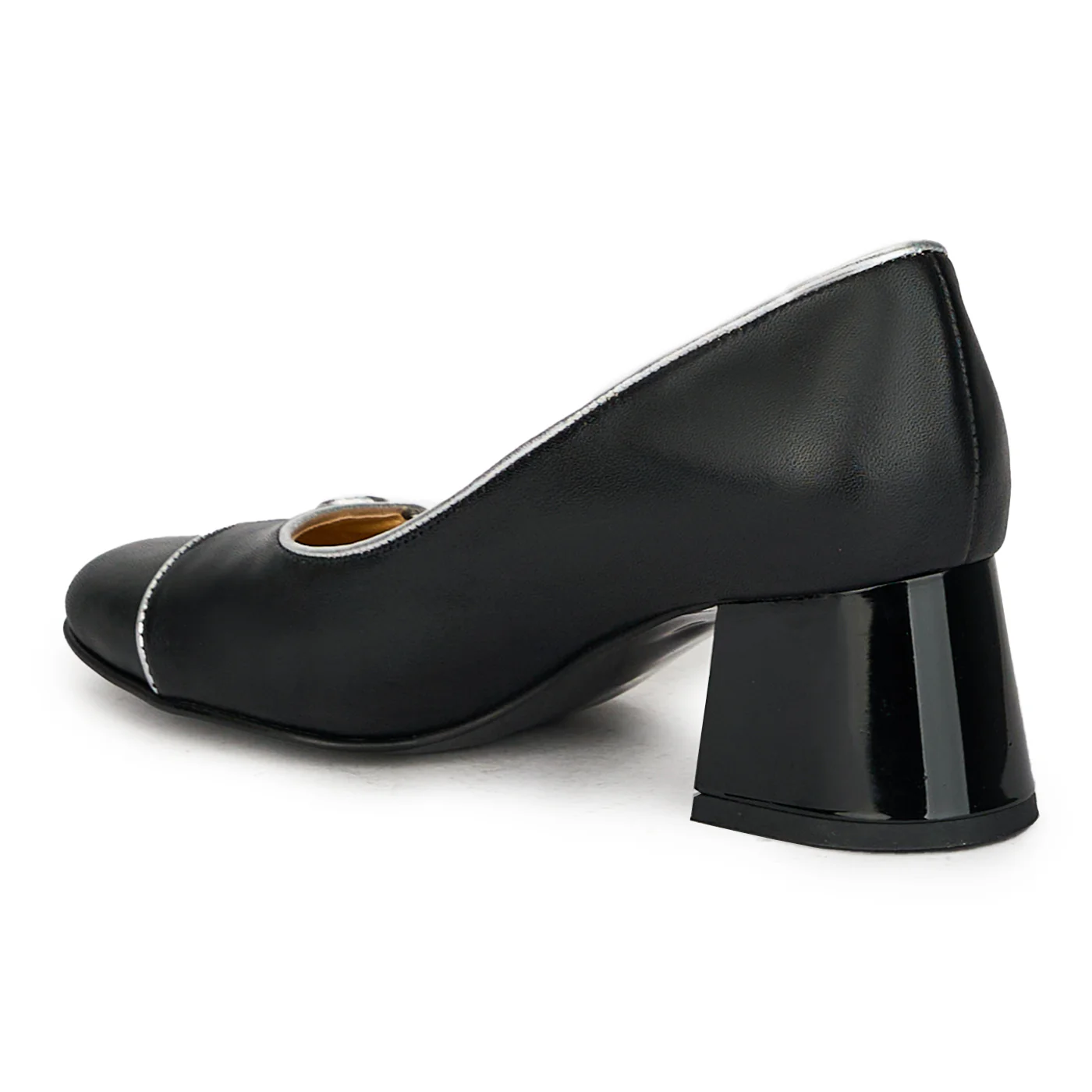 Pantofi dama din piele naturala neagra 17602 - Image 2
