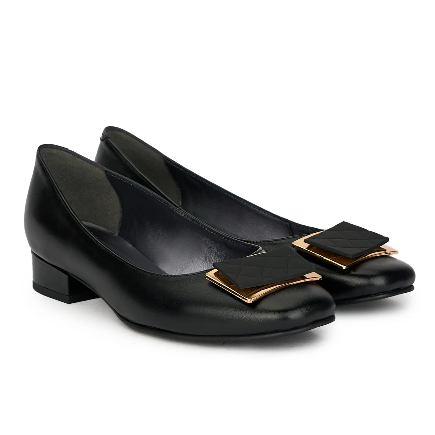 Pantofi dama din piele naturala neagra 17609 - Image 4