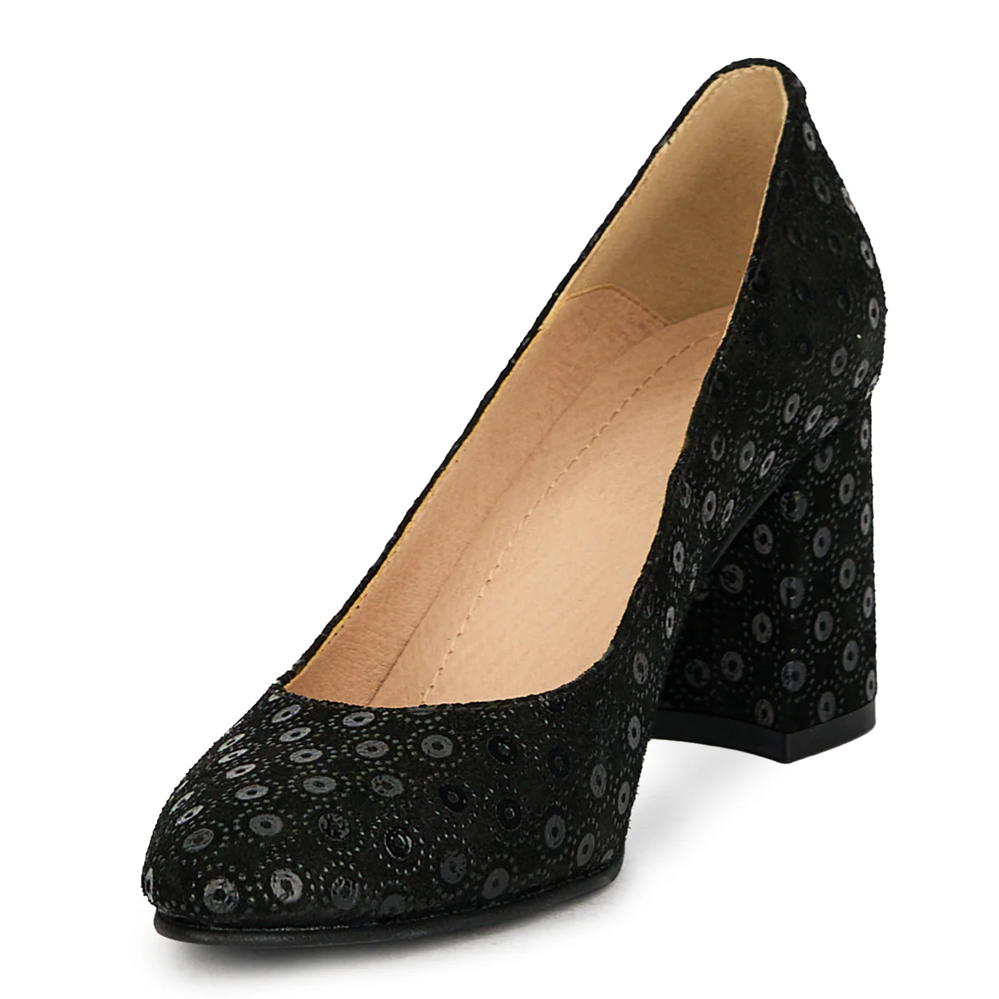 Pantofi dama din piele naturala neagra 17629 - Image 3