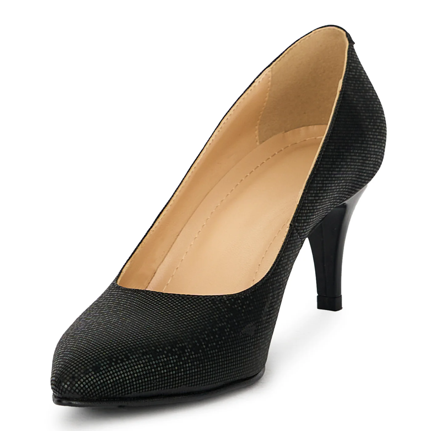 Pantofi dama din piele naturala neagra 17630 - Image 4