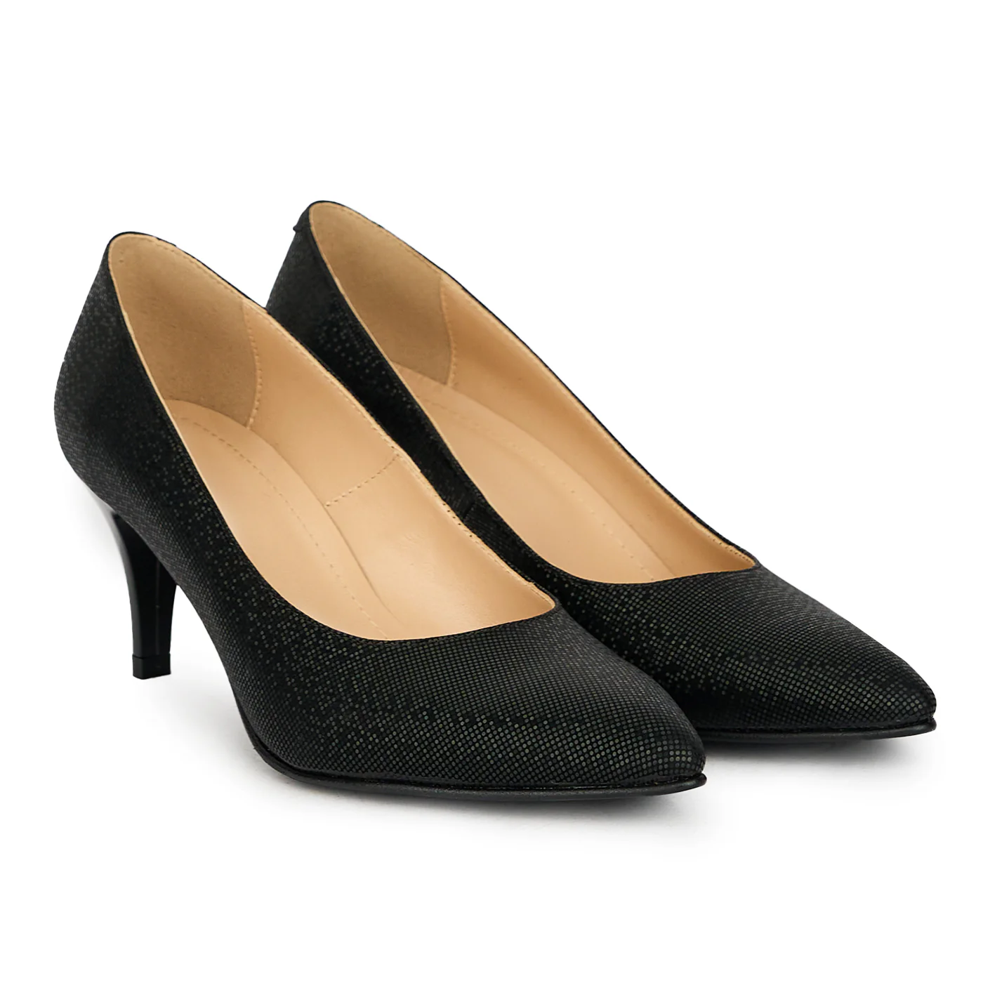 Pantofi dama din piele naturala neagra 17630 - Image 5