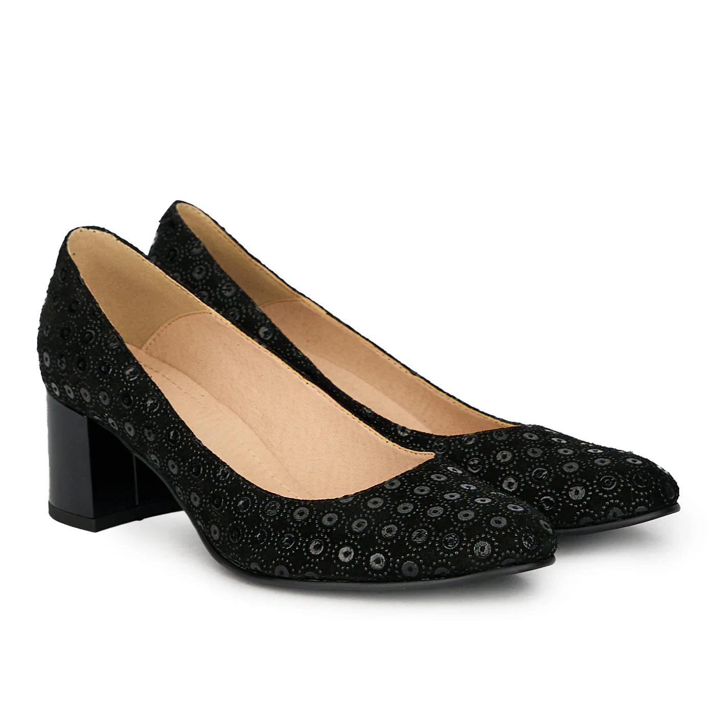 Pantofi dama din piele naturala neagra 17632 - Image 4