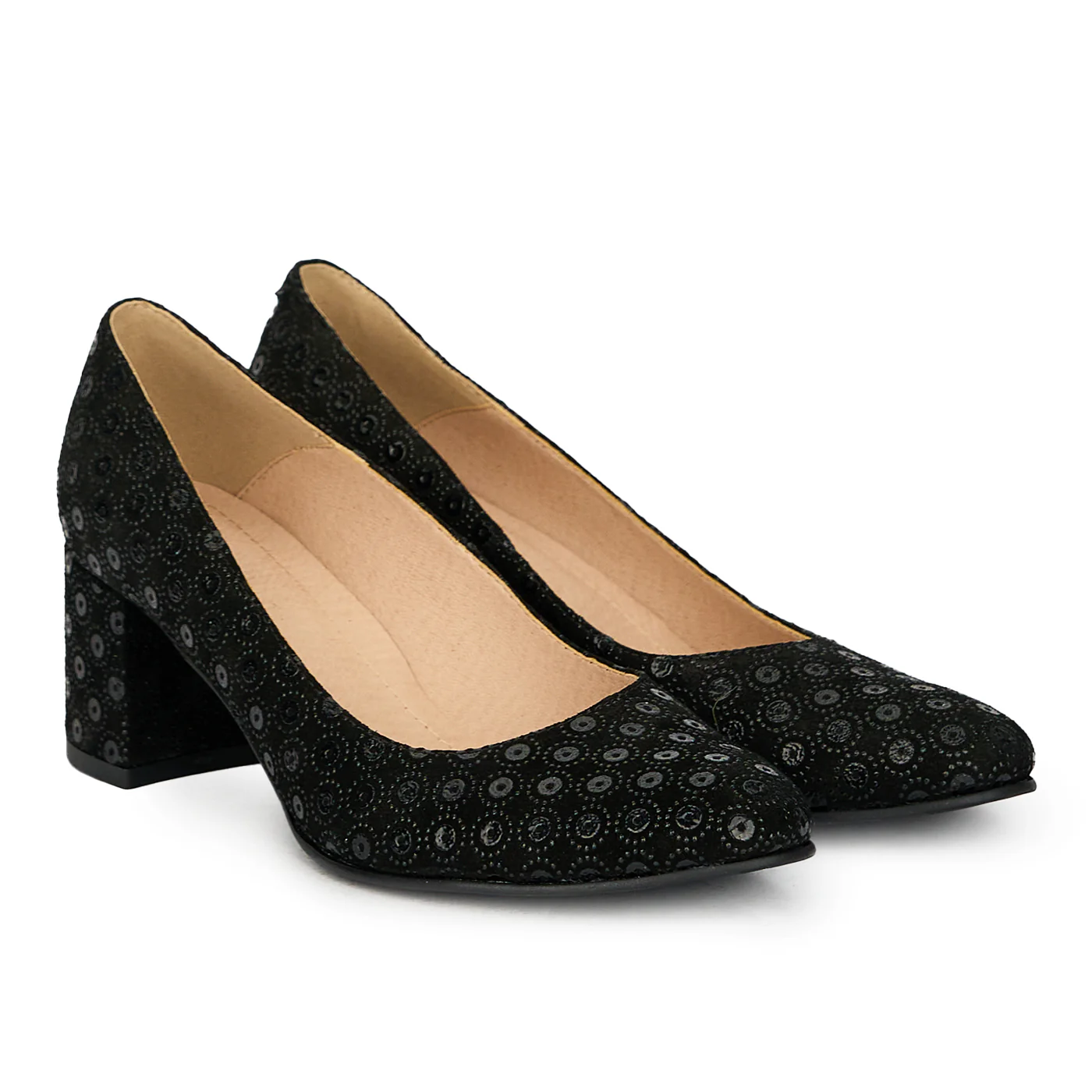 Pantofi dama din piele naturala neagra 17634 - Image 4
