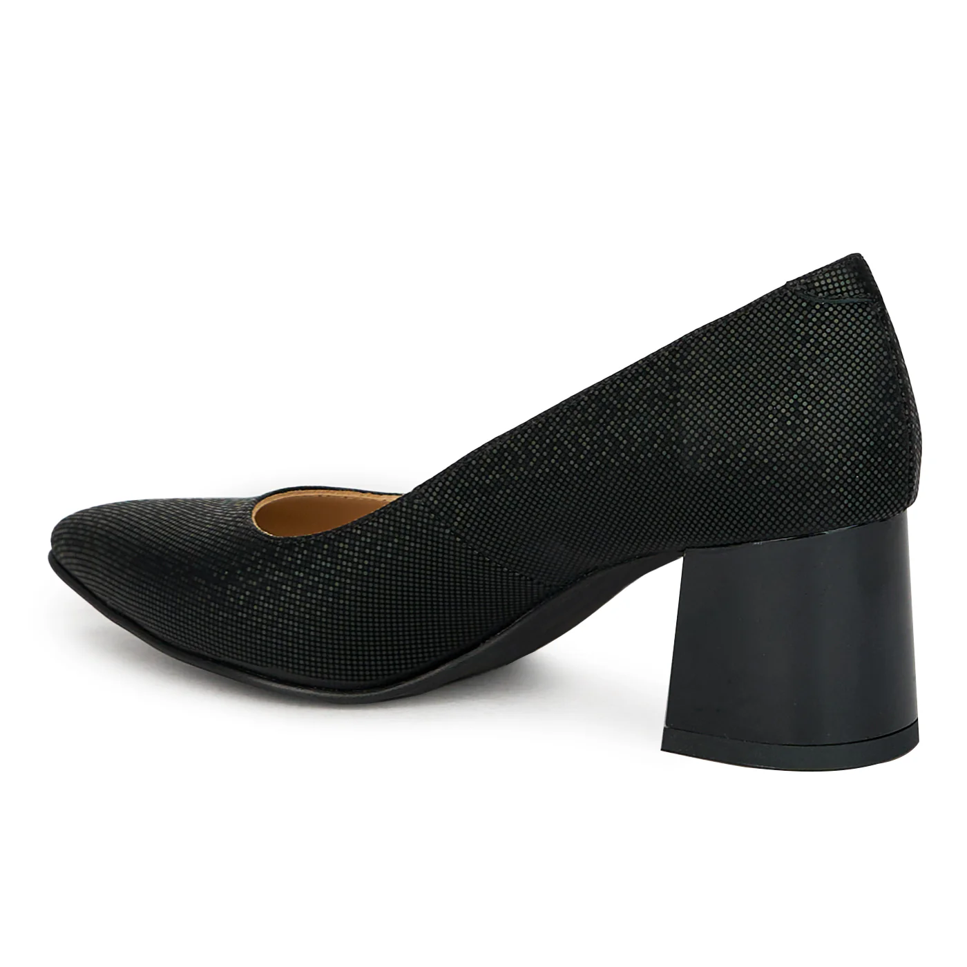Pantofi dama din piele naturala neagra 17635 - Image 2