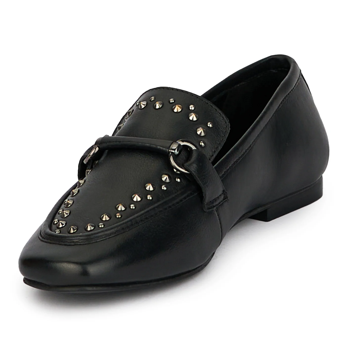 Pantofi dama din piele naturala neagra 18023 - Image 3