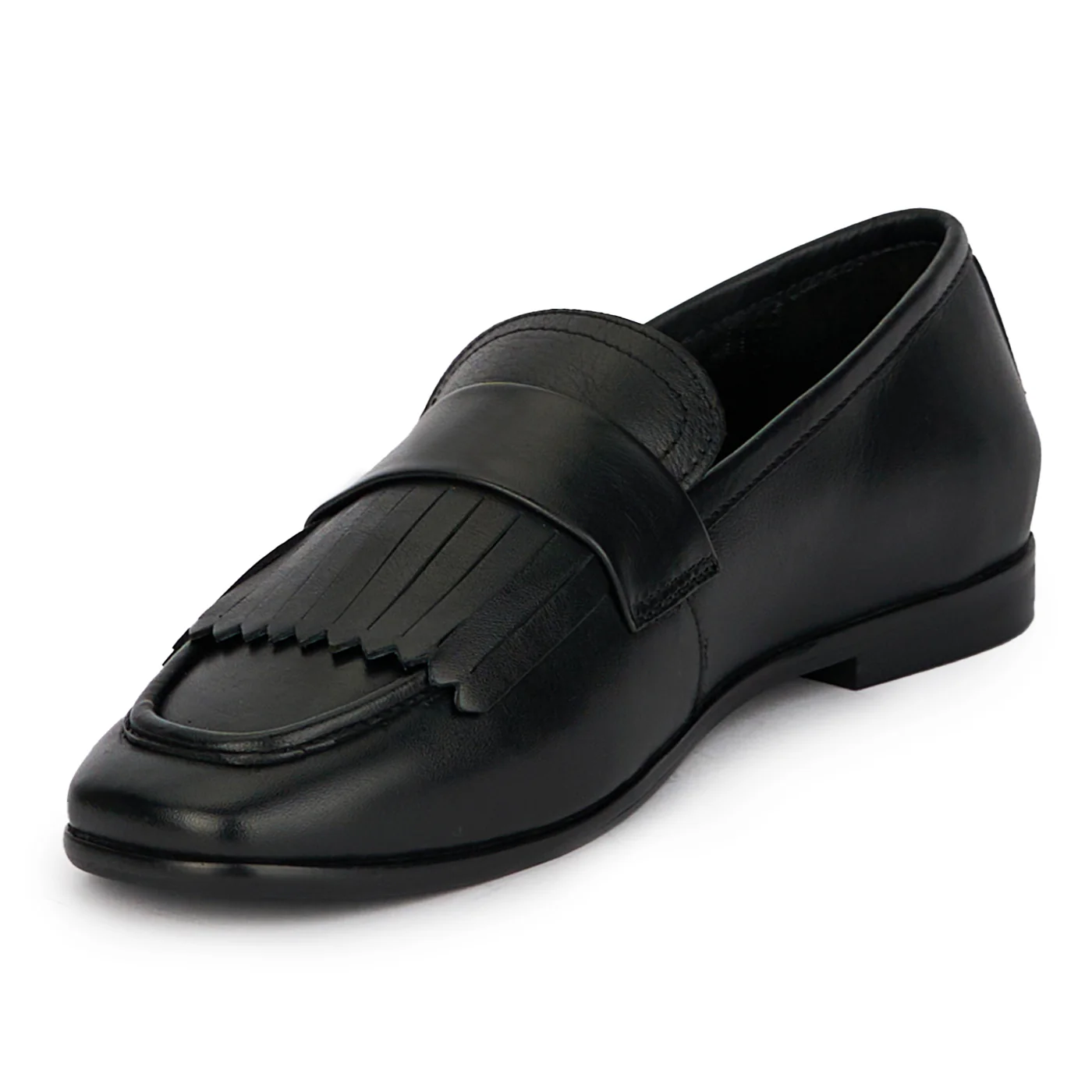 Pantofi dama din piele naturala neagra 18024 - Image 3