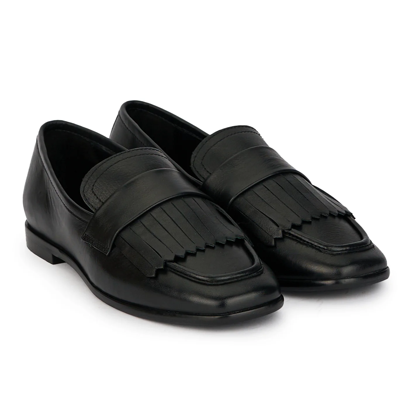 Pantofi dama din piele naturala neagra 18024 - Image 4