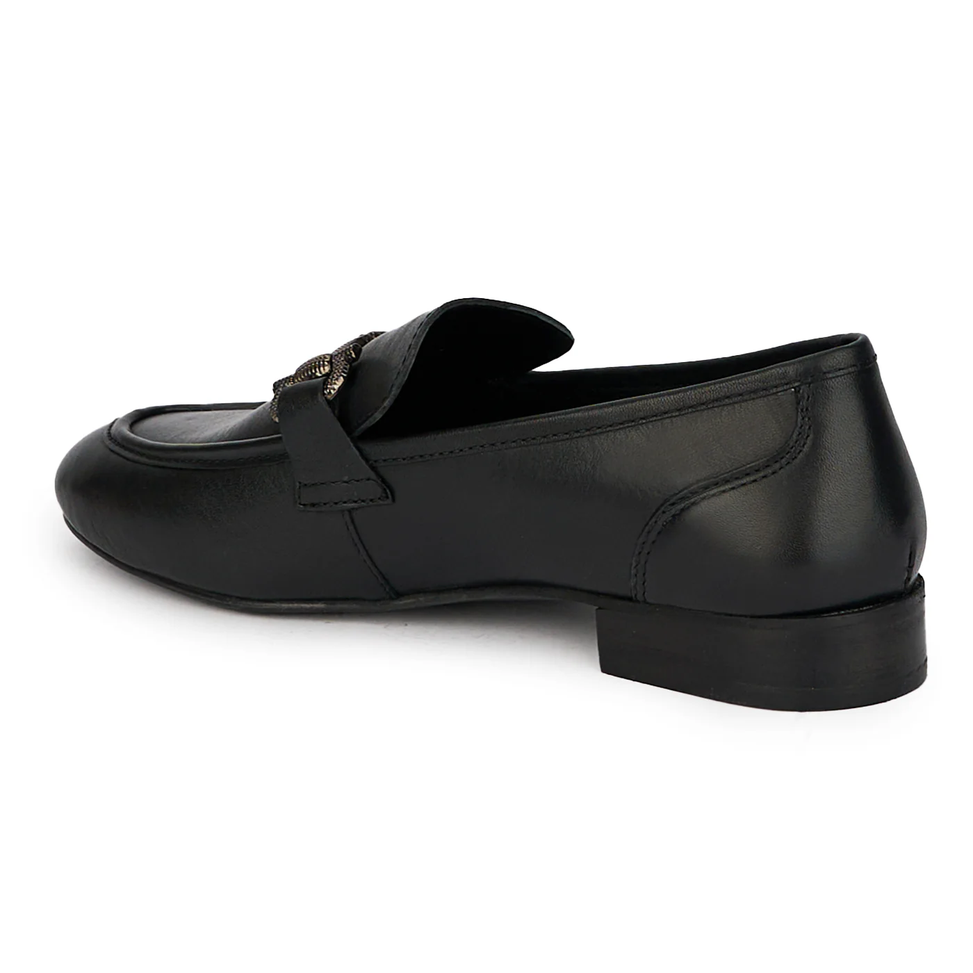 Pantofi dama din piele naturala neagra 18025 - Image 2