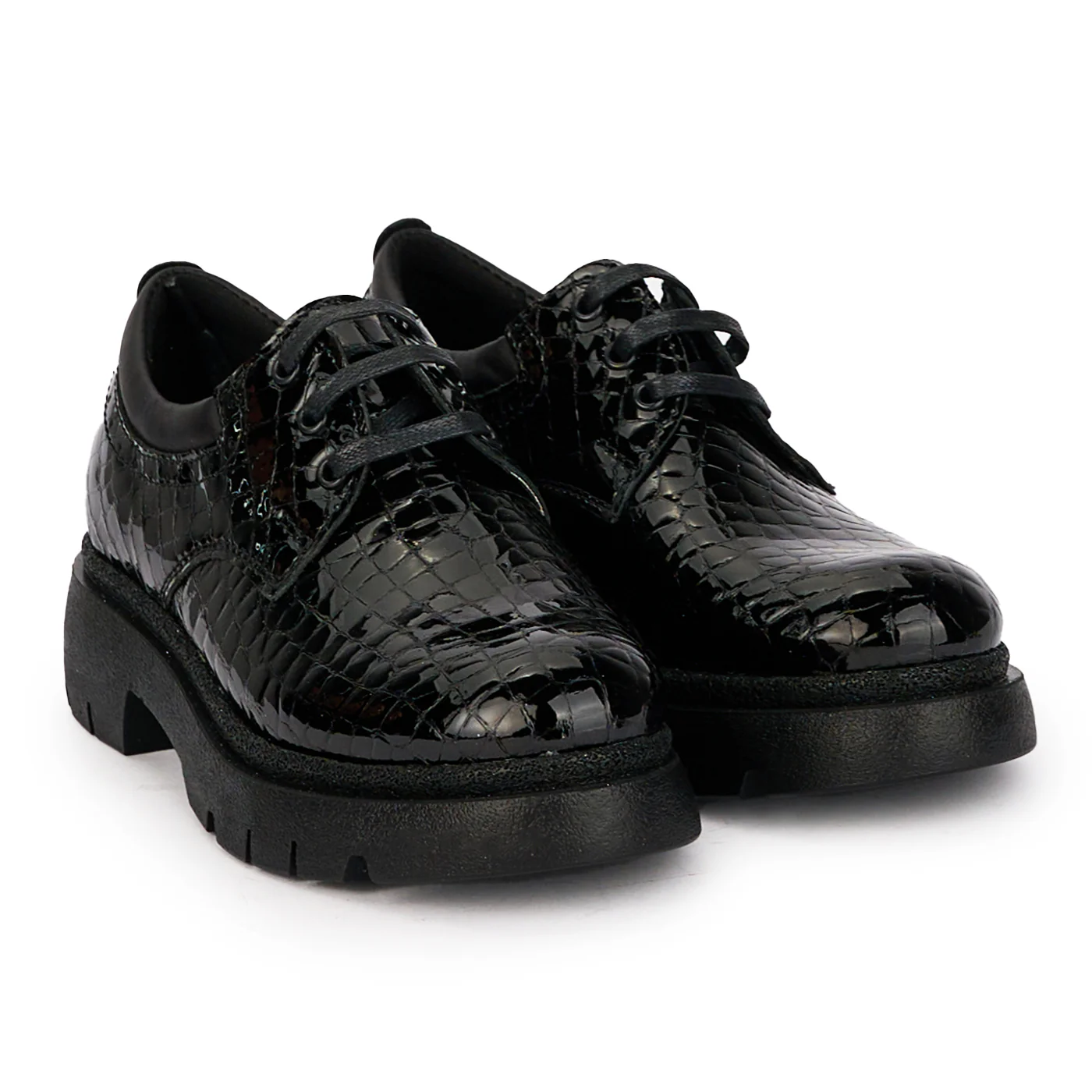 Pantofi dama din piele naturala neagra 18150 - Image 4