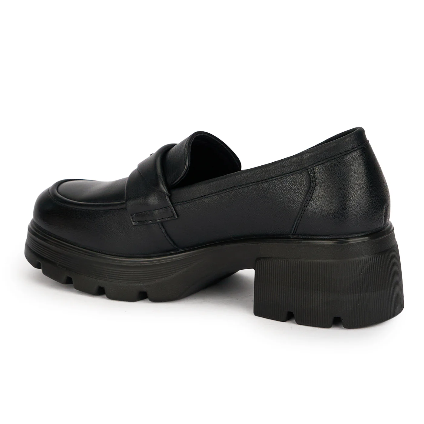 Pantofi dama din piele naturala neagra 19014 - Image 2
