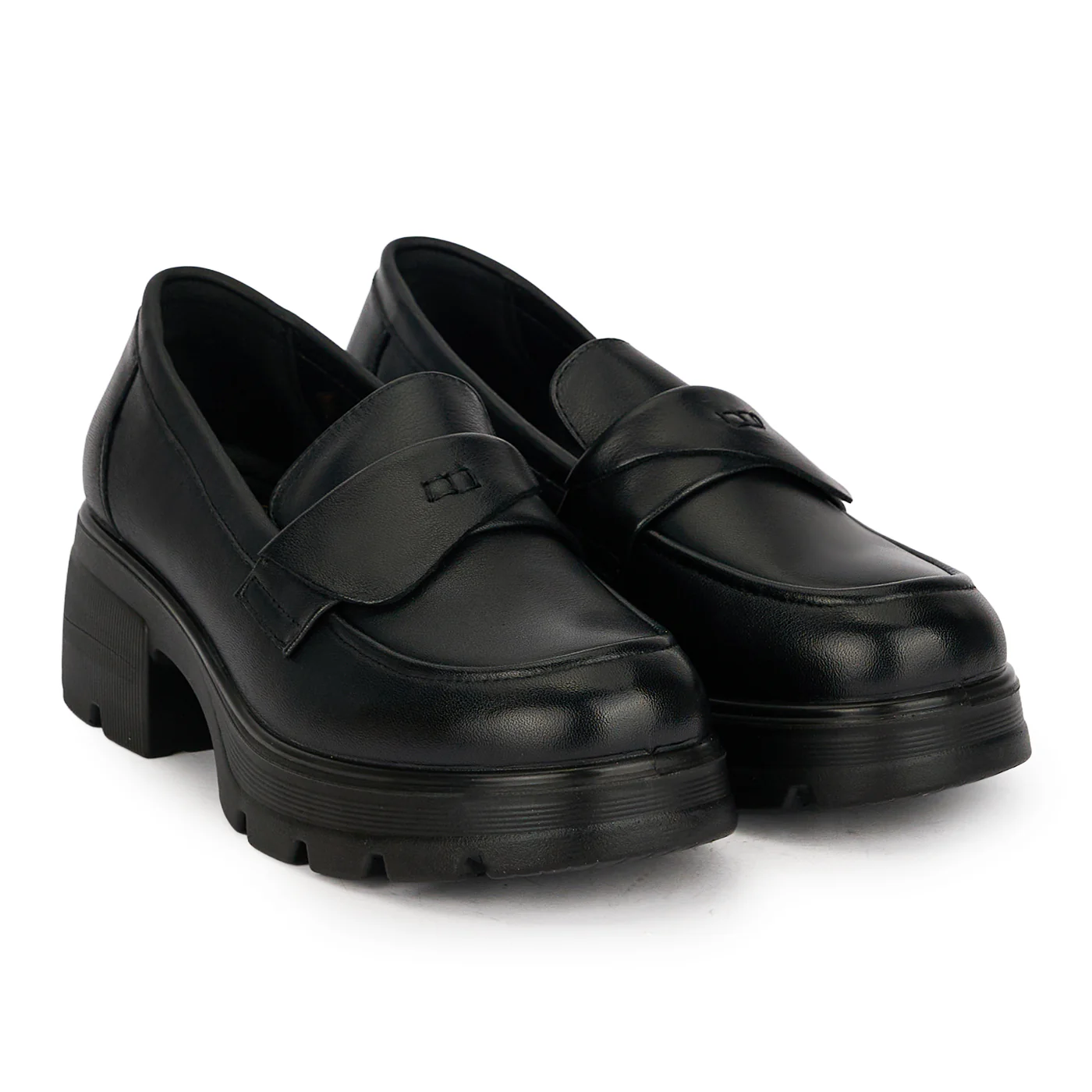 Pantofi dama din piele naturala neagra 19014 - Image 4