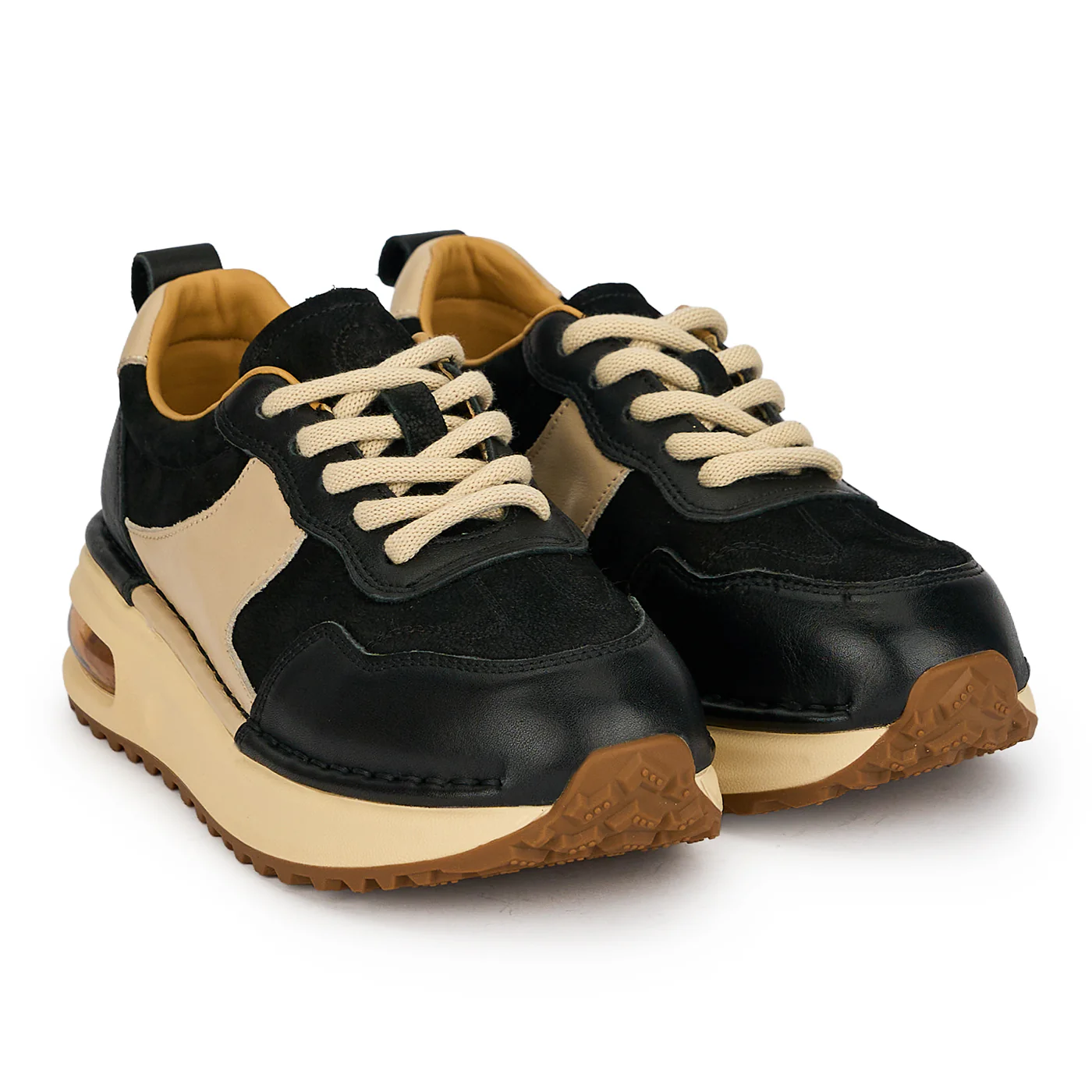 Pantofi dama din piele naturala neagra 19338 - Image 4