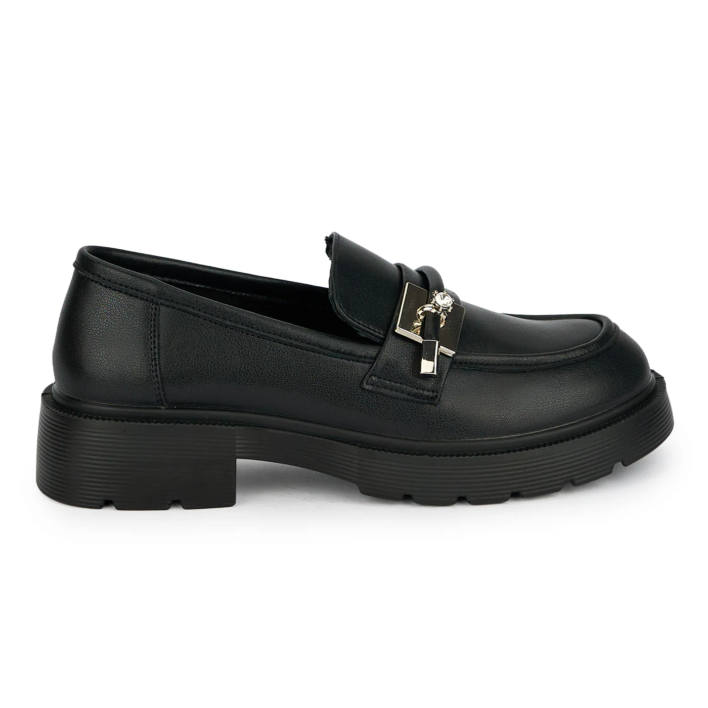 Pantofi dama din piele naturala neagra 19343