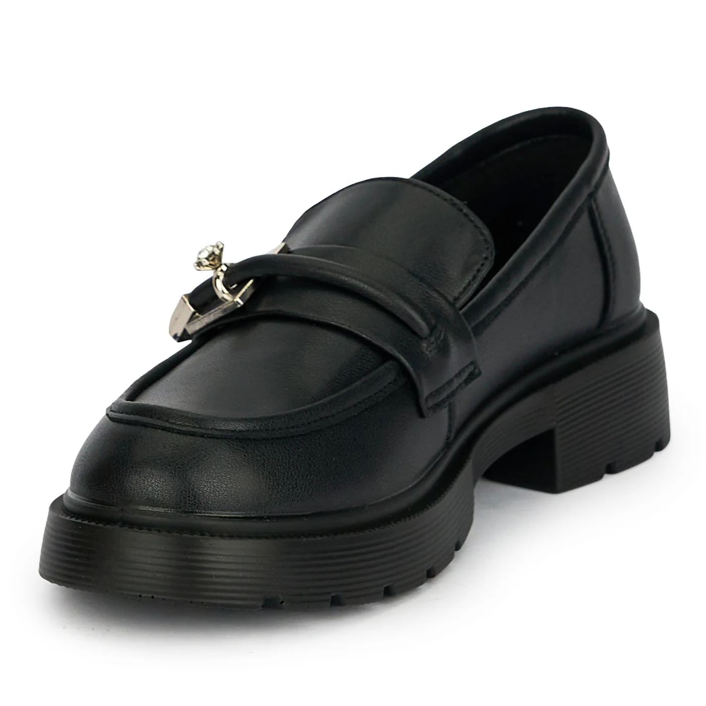 Pantofi dama din piele naturala neagra 19343 - Image 3