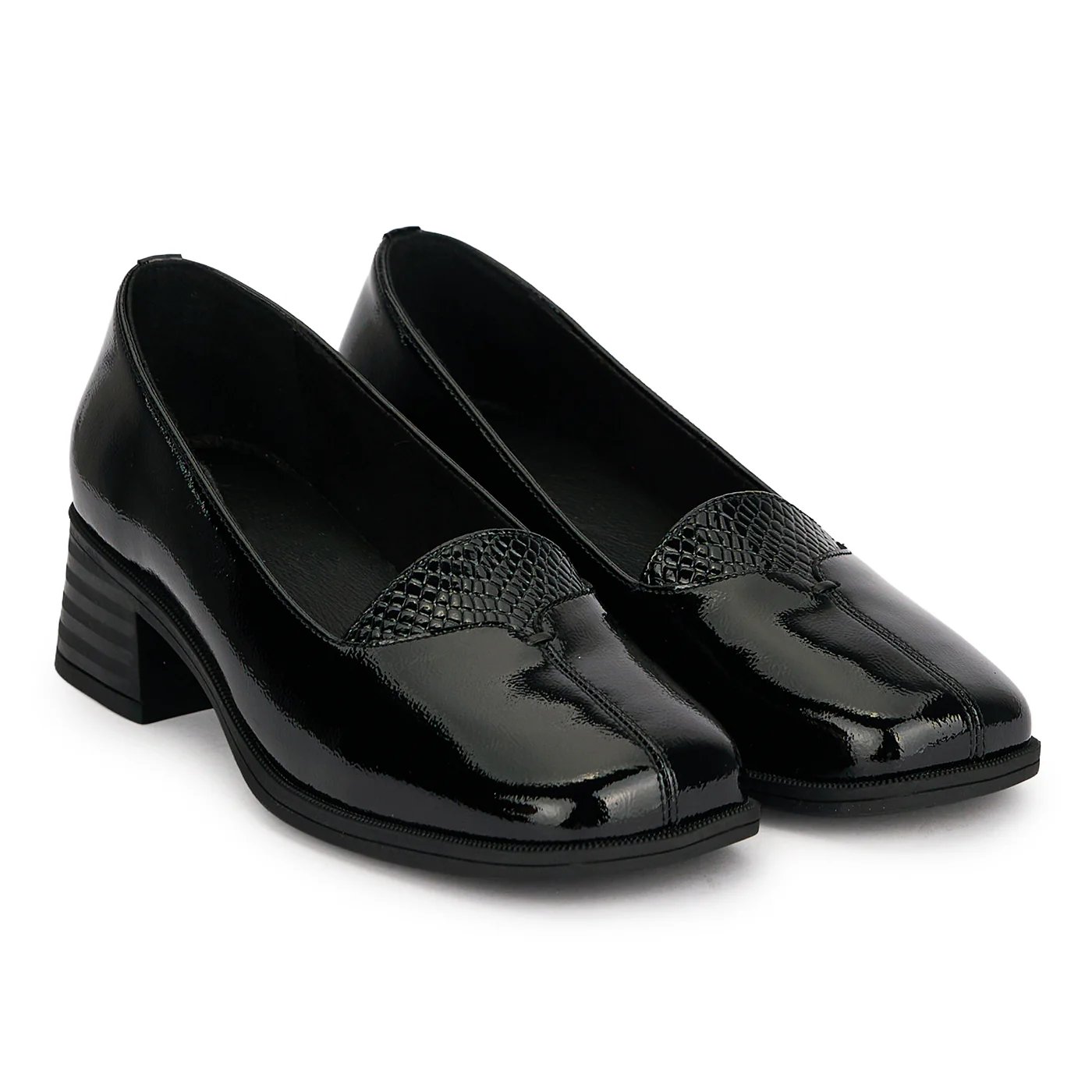 Pantofi dama din piele naturala neagra 19563 - Image 4
