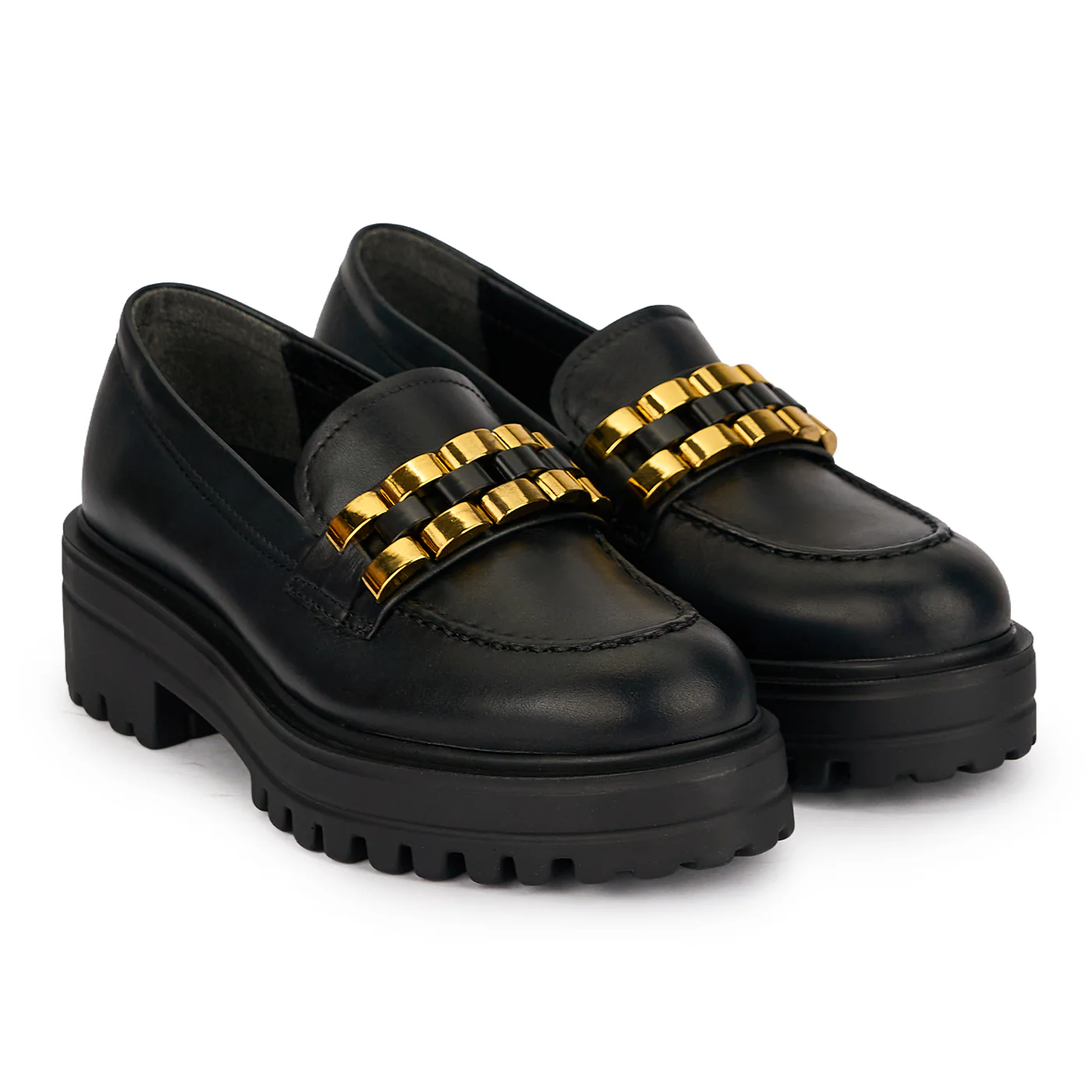 Pantofi dama din piele naturala neagra 19665 - Image 4