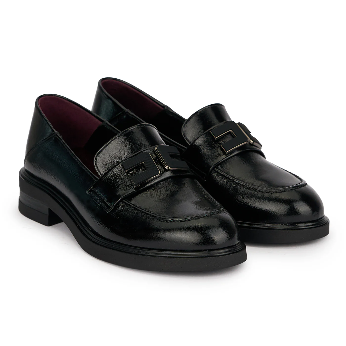 Pantofi dama din piele naturala neagra 19667 - Image 4