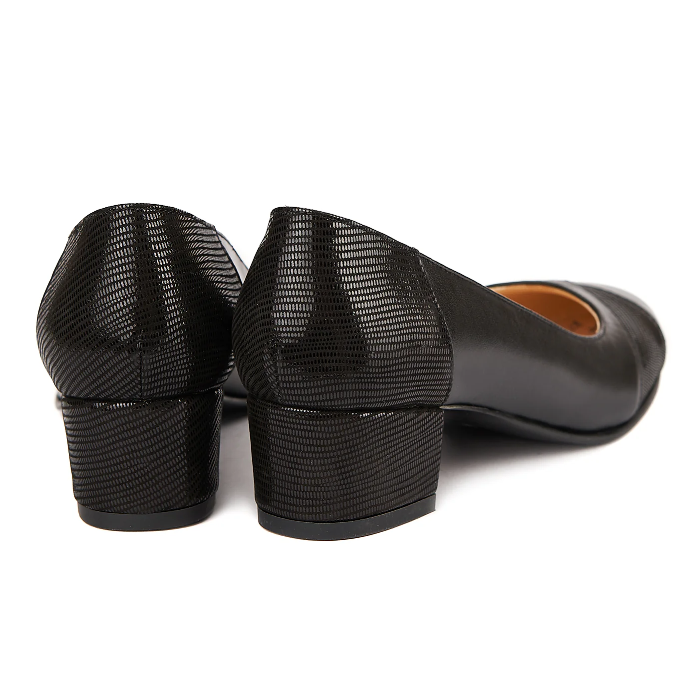 Pantofi dama din piele naturala neagra 4131 - Image 2