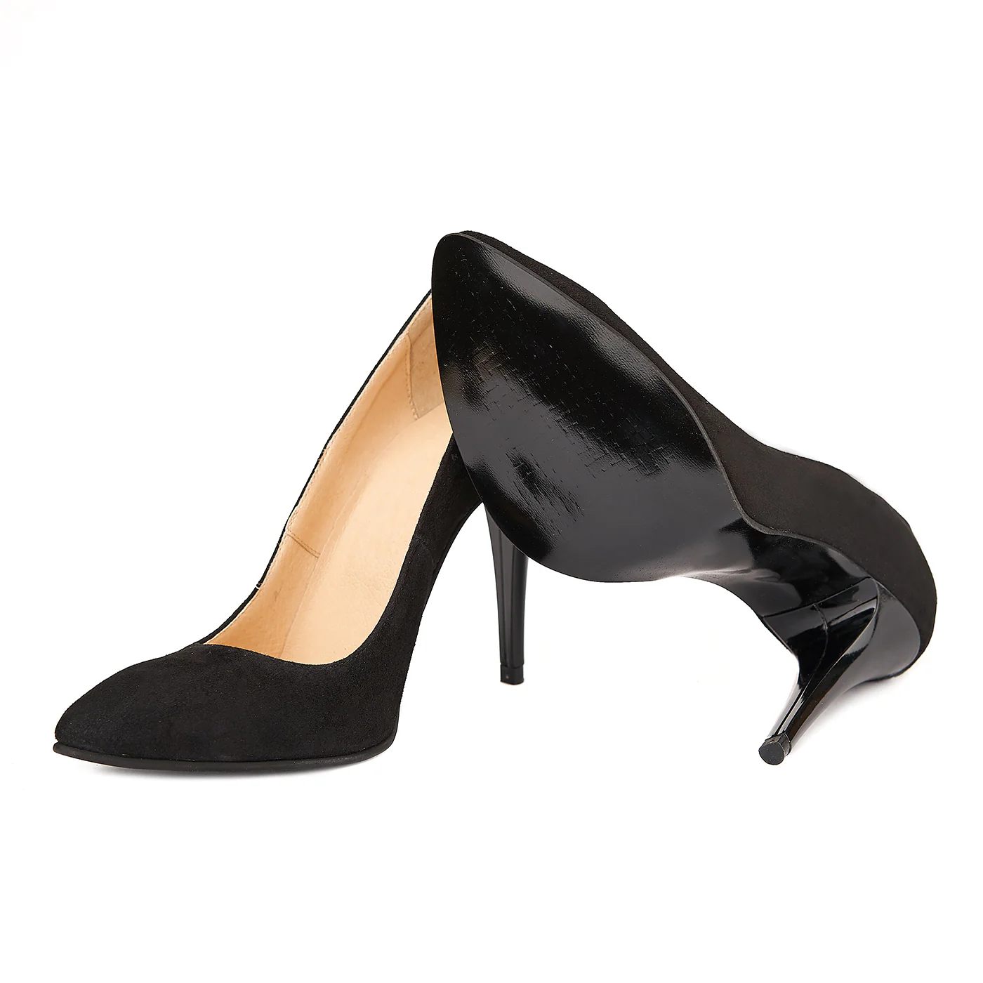 Pantofi dama din piele naturala neagra 4157 - Image 3