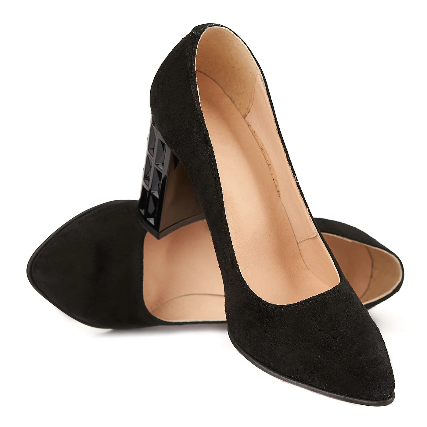 Pantofi dama din piele naturala neagra 4161 - Image 4