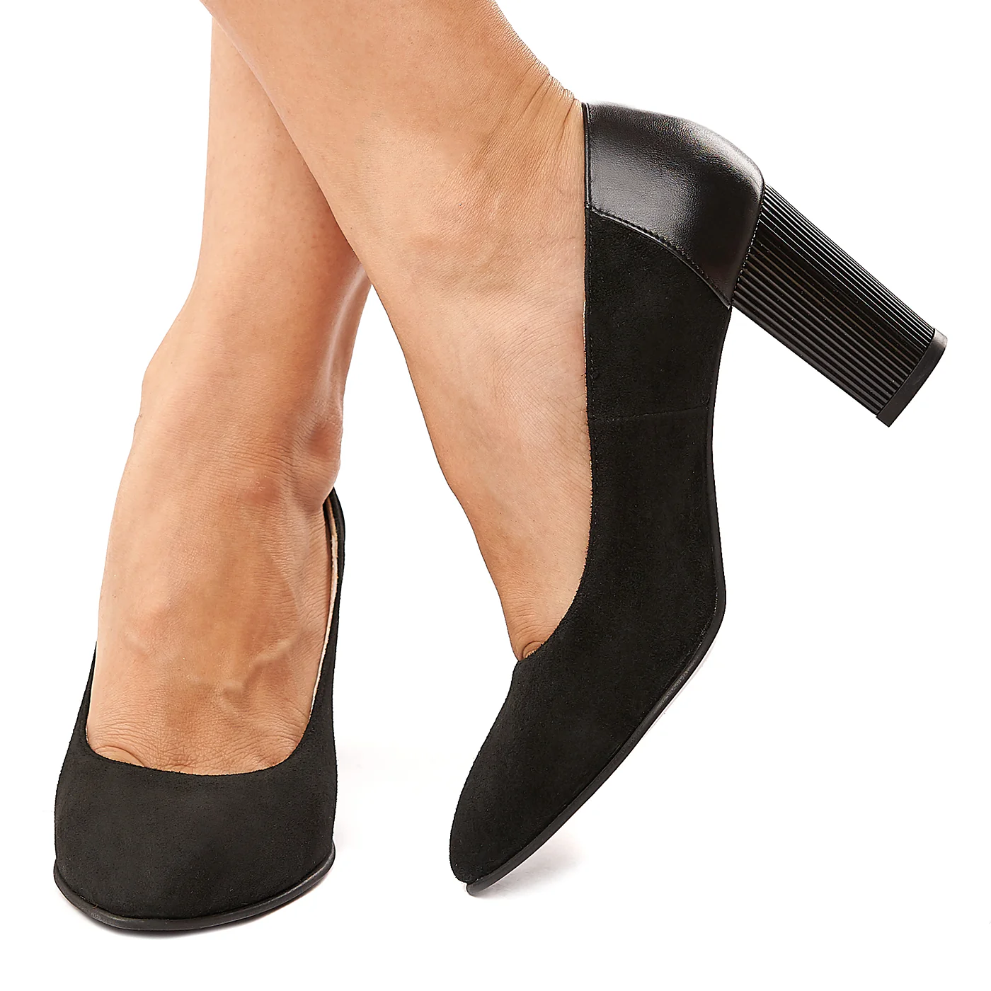 Pantofi dama din piele naturala neagra 4202 - Image 3