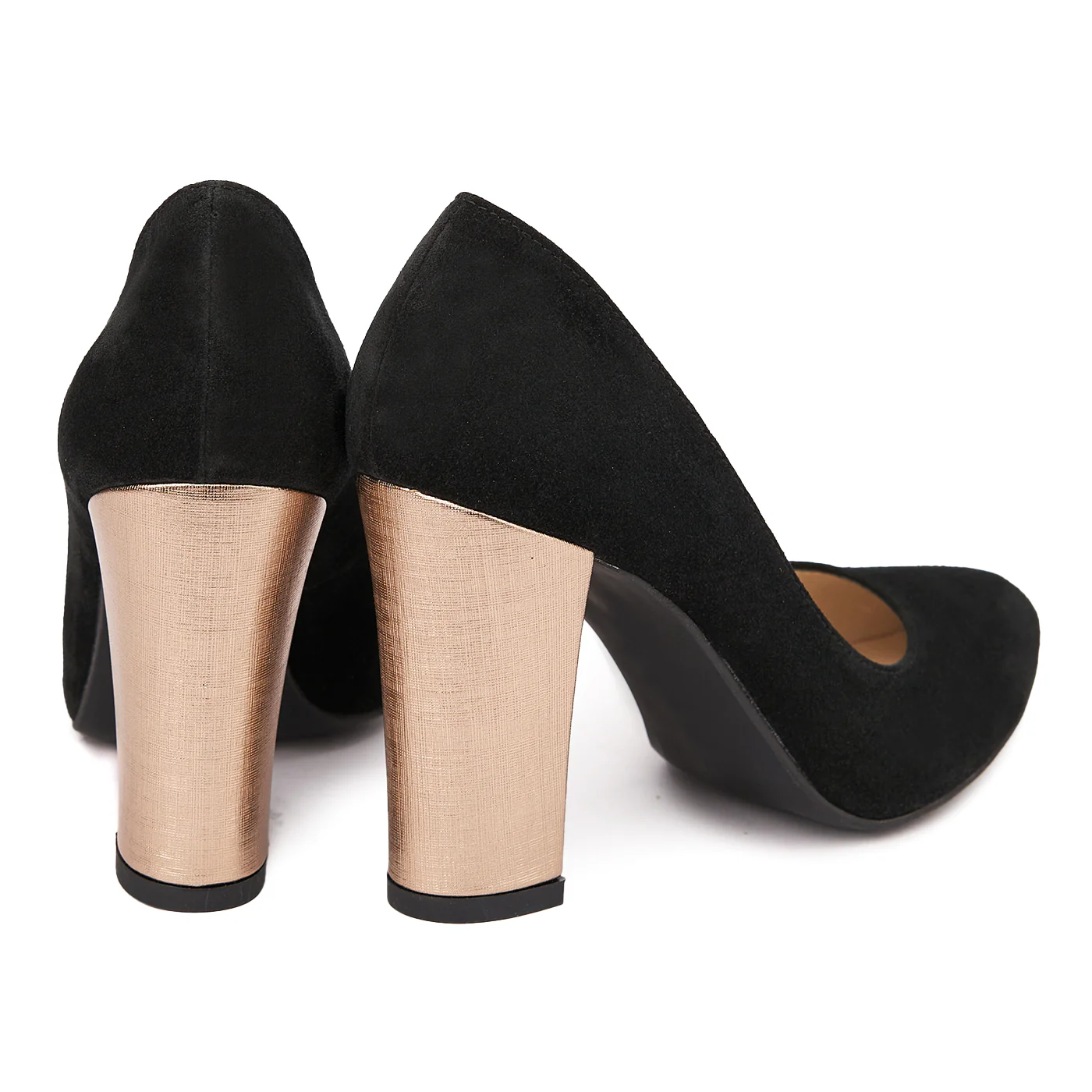 Pantofi dama din piele naturala neagra 4563 - Image 2