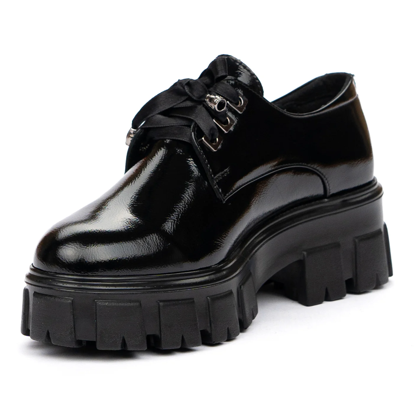 Pantofi dama din piele naturala neagra 8411 - Image 4