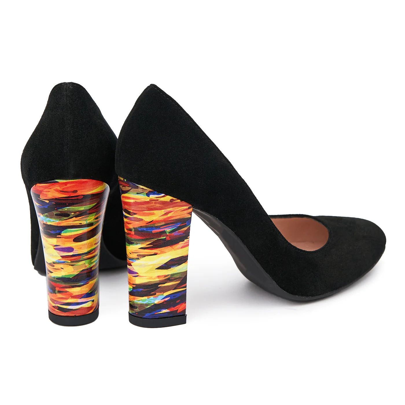 Pantofi dama din piele naturala neagra 9027 - Image 2