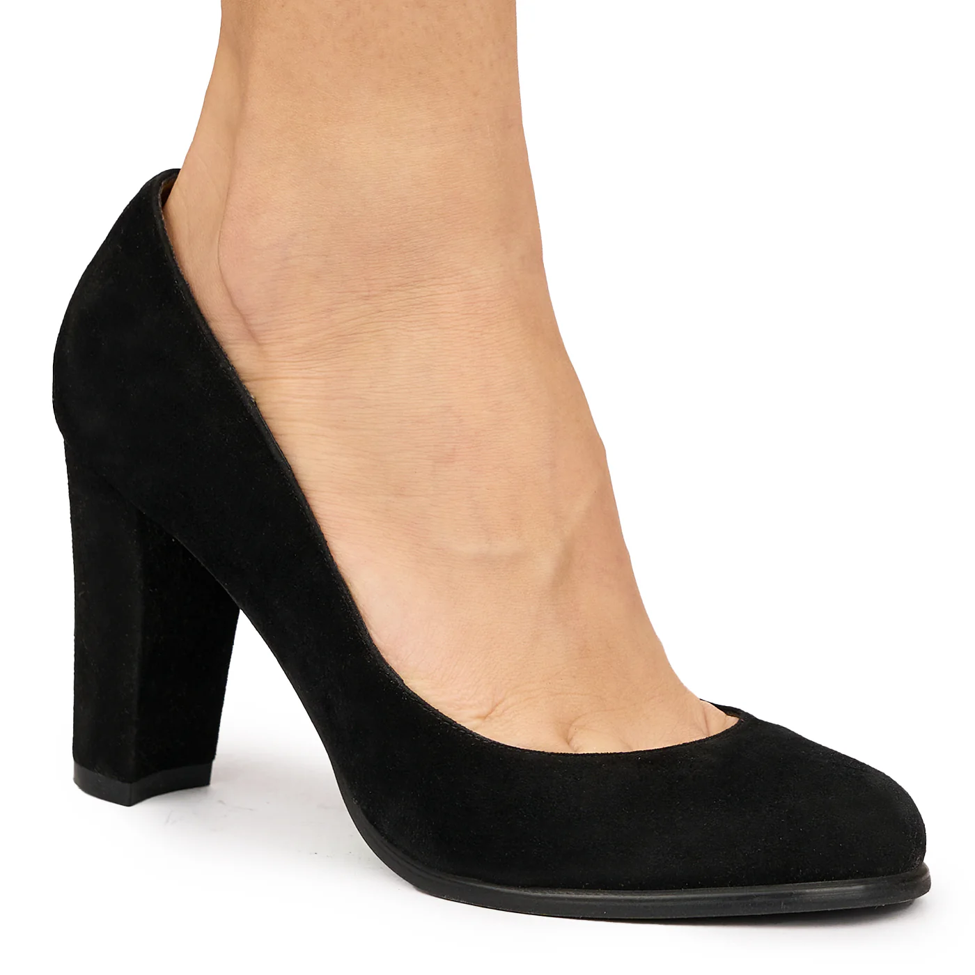 Pantofi dama din piele naturala neagra 9101 - Image 2